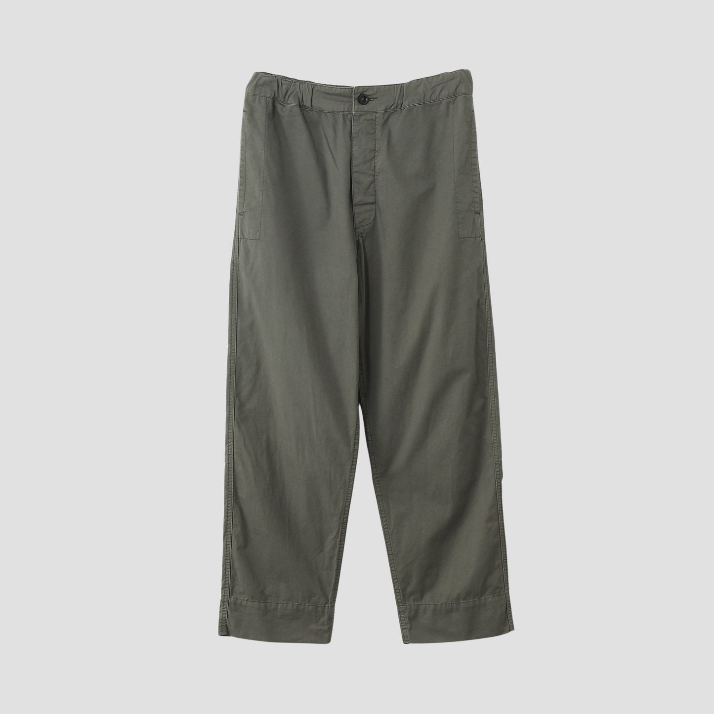 SUPERFINE COTTON TWILL TROUSERS