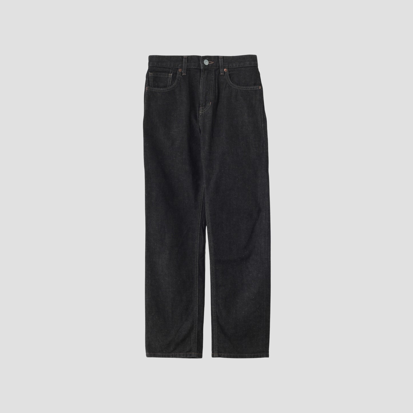 BLACK DENIM TROUSERS