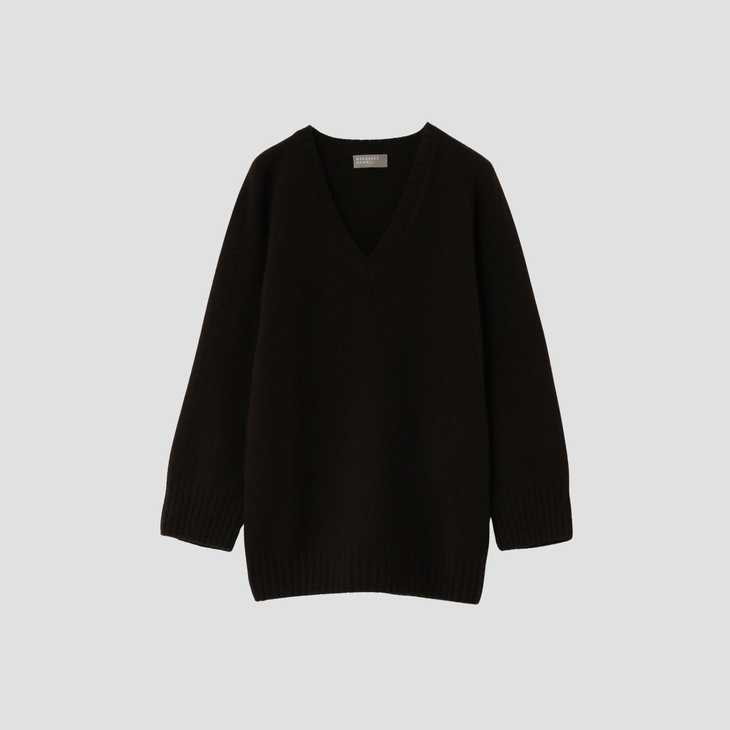 OVERSIZED V NECK JUMPER KNIT