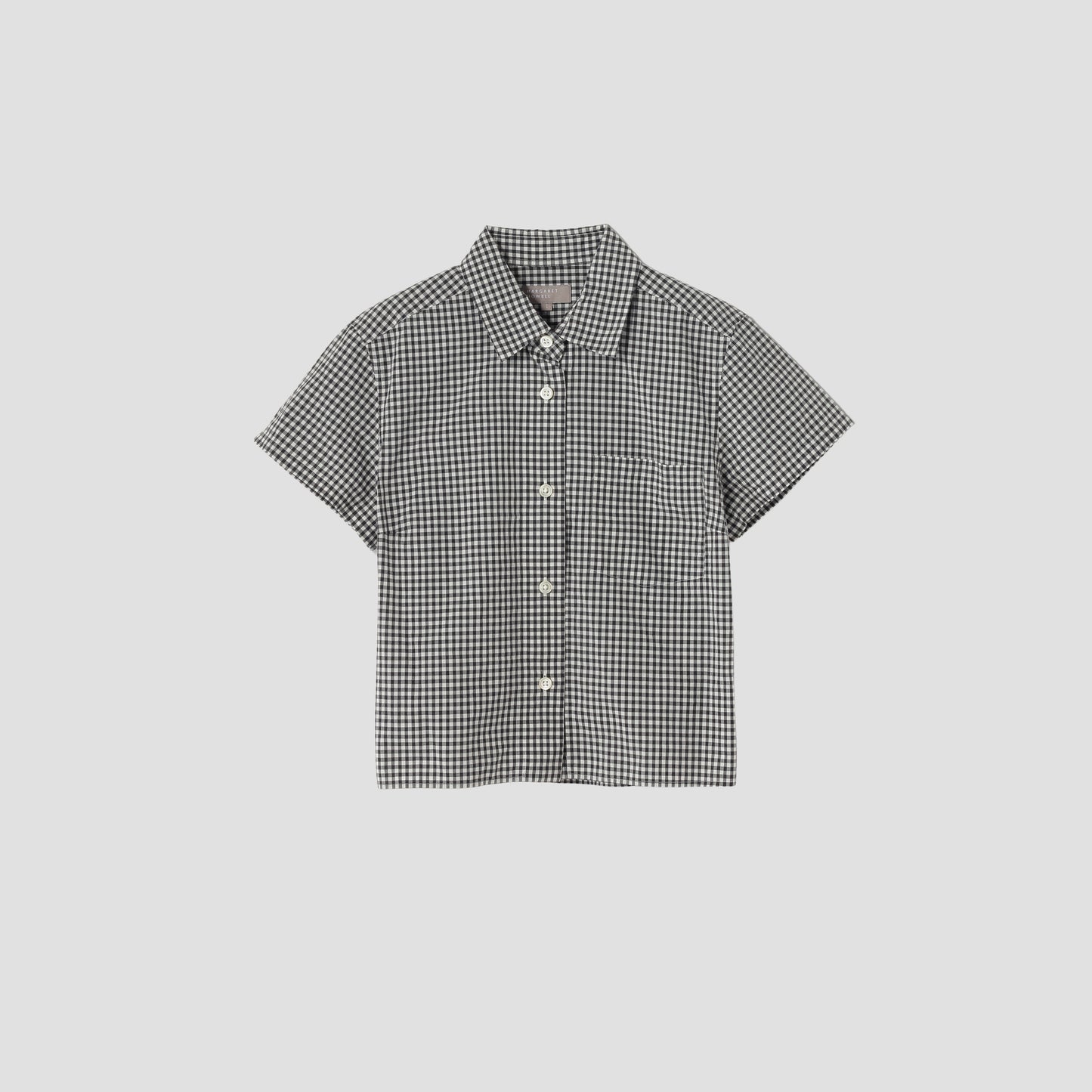 DRY GINGHAMCHECK COTTON SHIRT