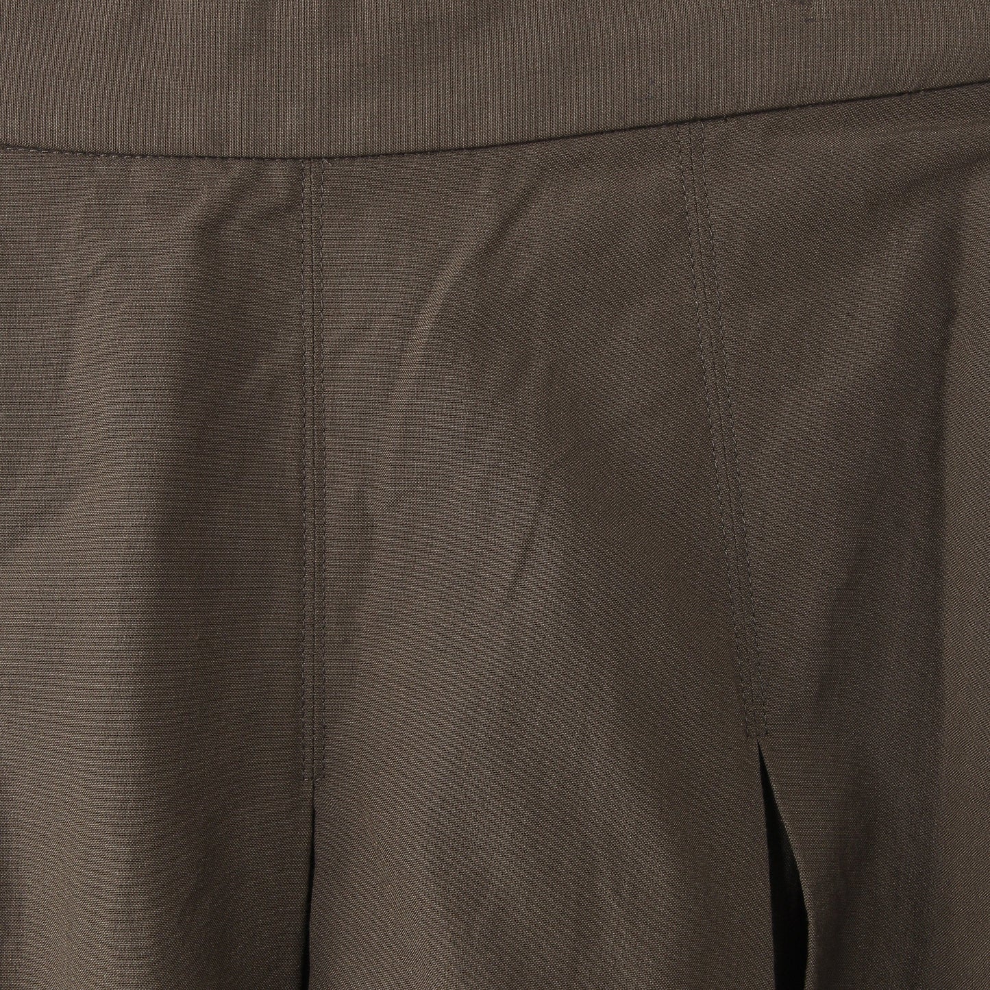 COTTON SILK POPLIN SKIRT