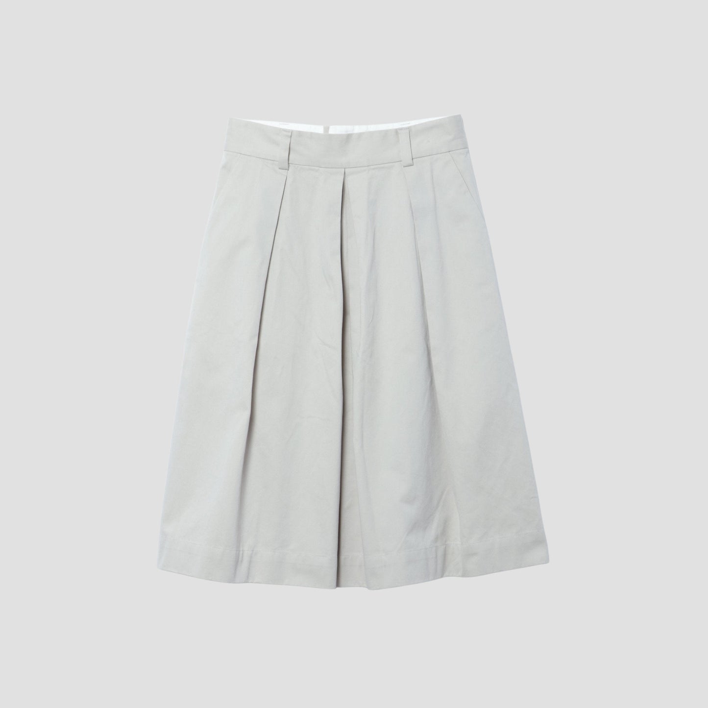 COTTON TWILL SKIRT