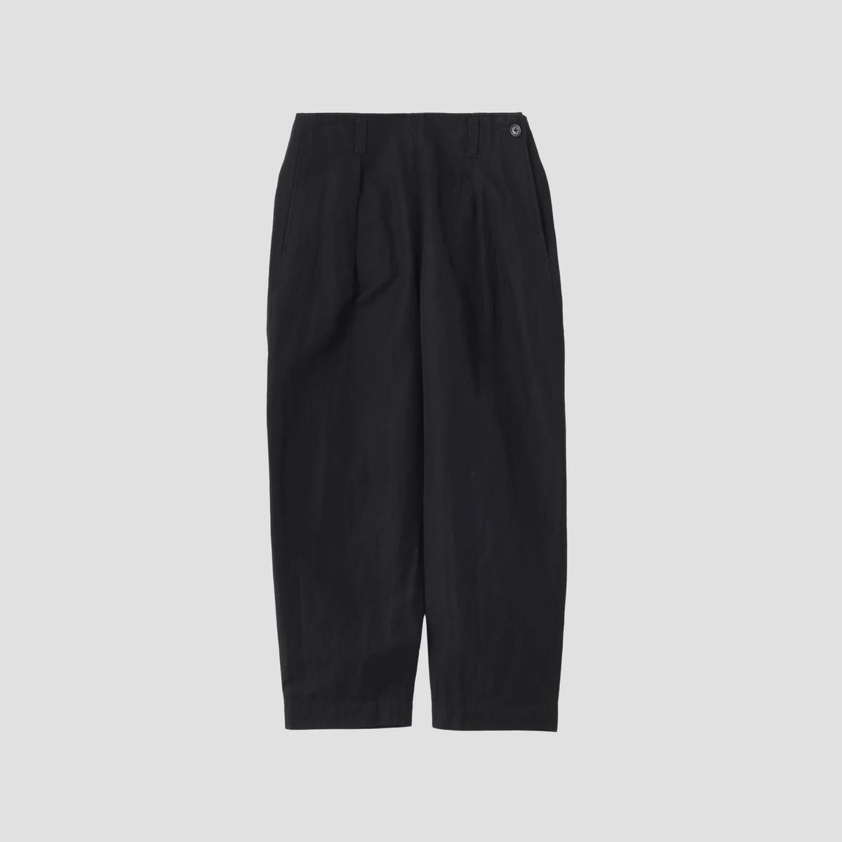 COTTON LINEN TWILL TROUSERS