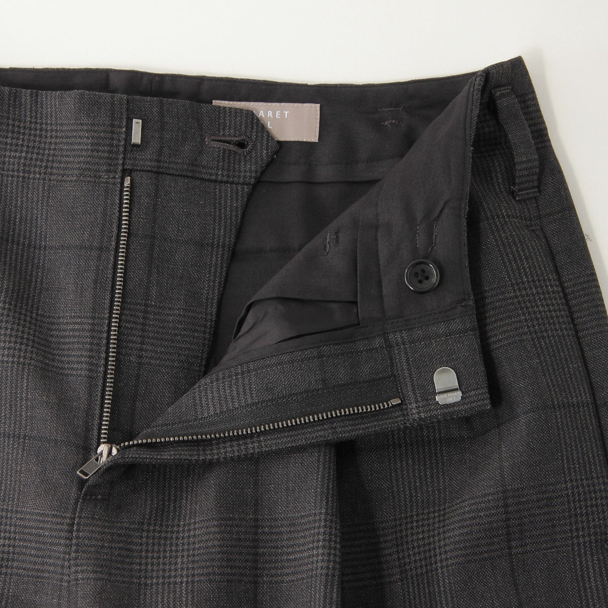 POW WOOL LINEN TROUSERS