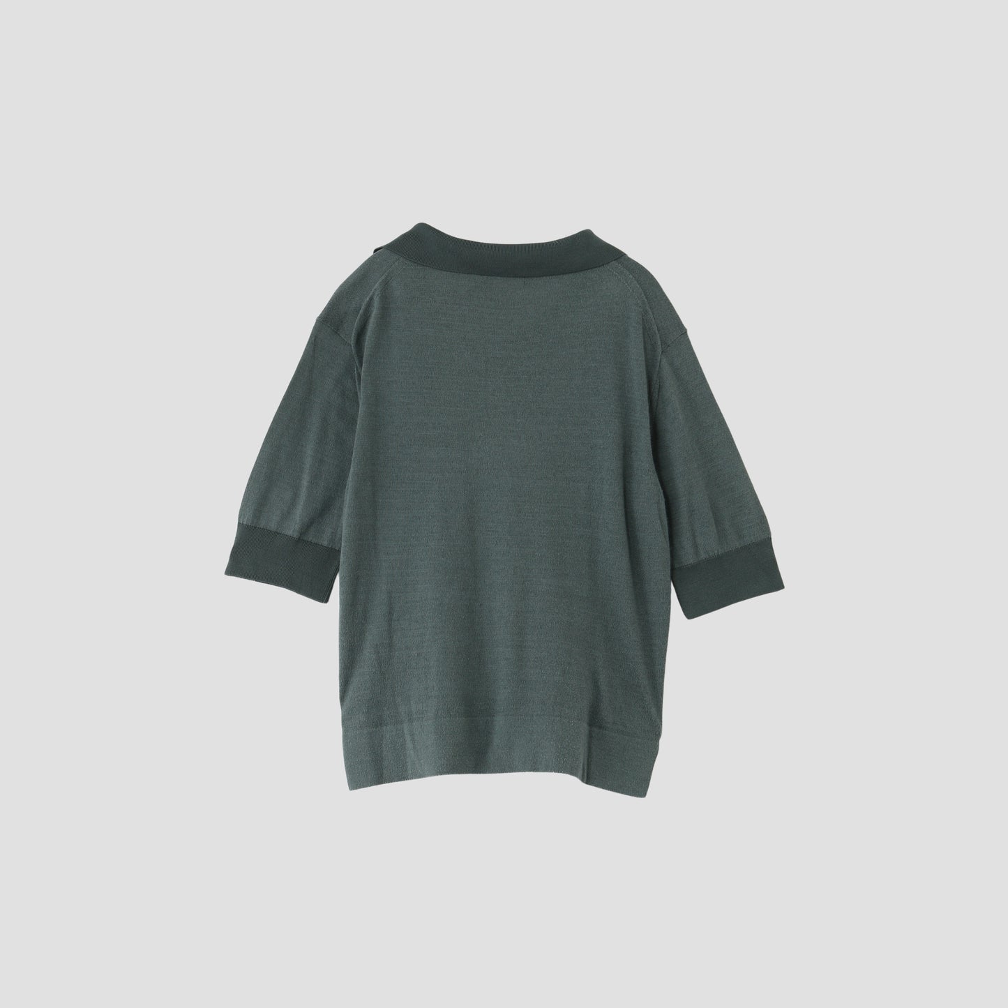 COTTON SILK POLO KNIT