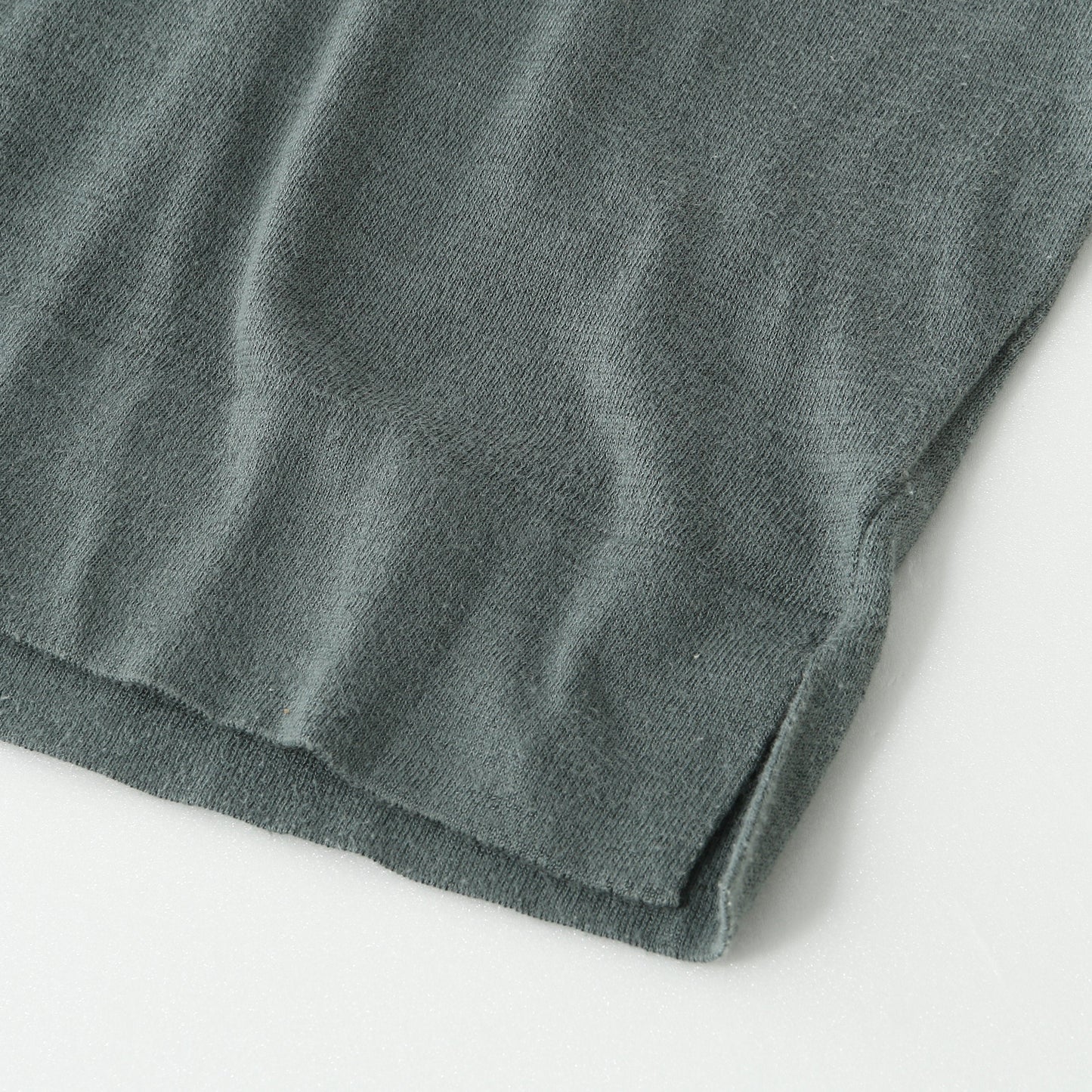 COTTON SILK POLO KNIT