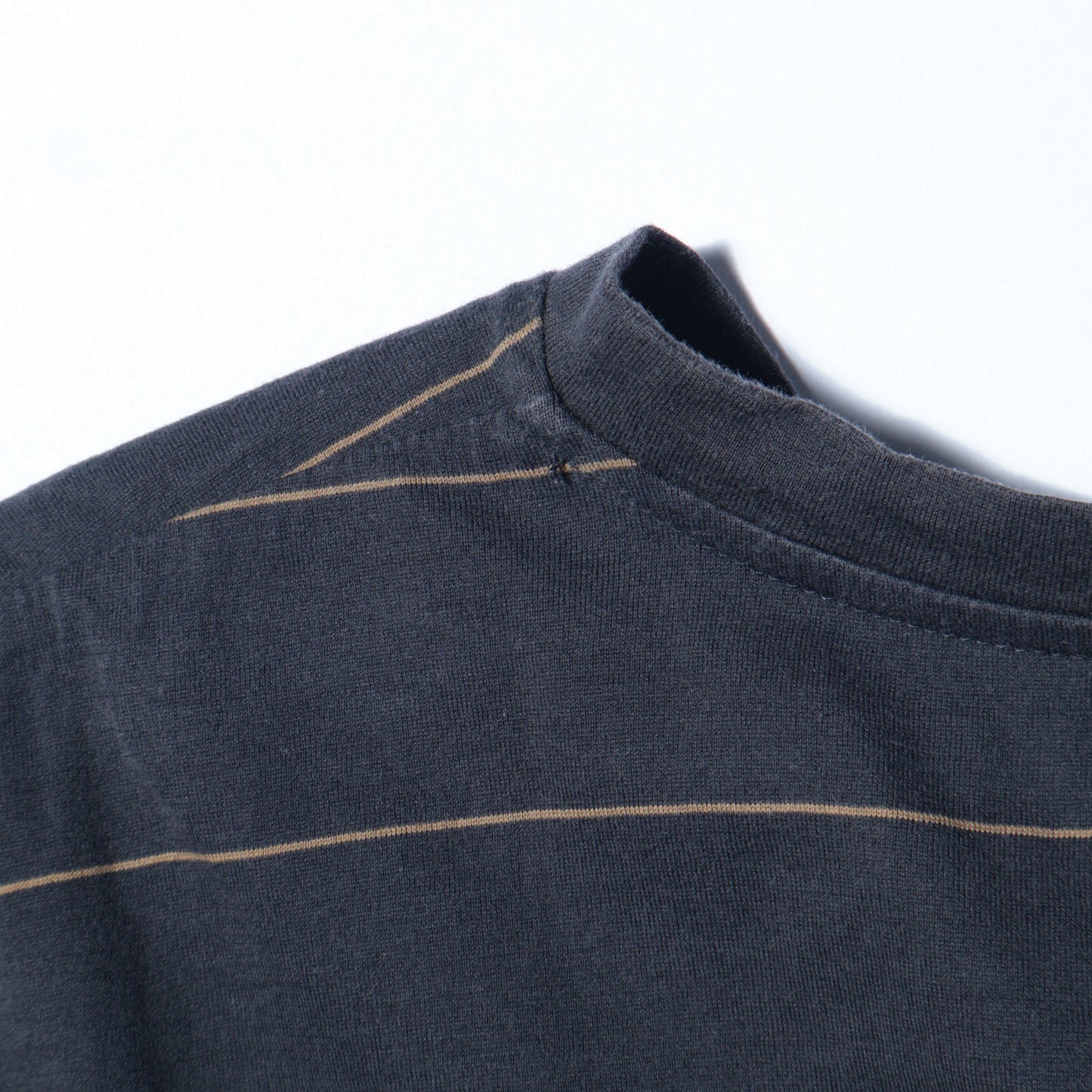 COTTON STRIPE SLOUCHY T SHIRT JERSEY