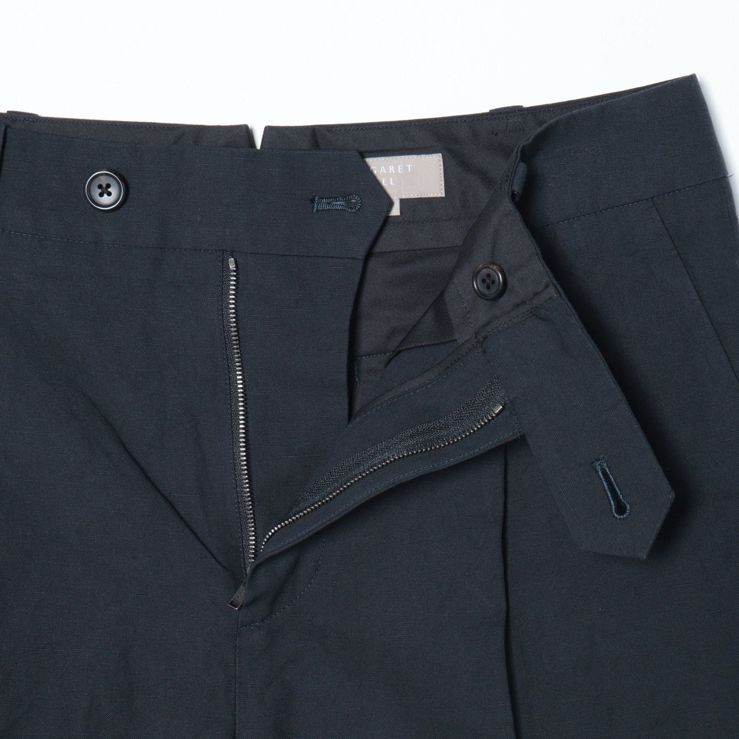 COTTON LINEN SILK TROUSERS
