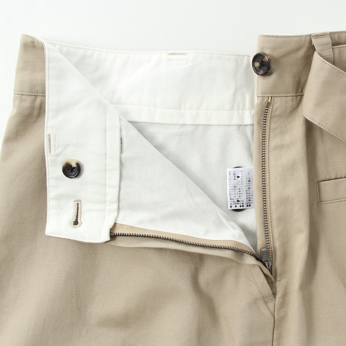 LIGHT COTTON LINEN TWILL SKIRT