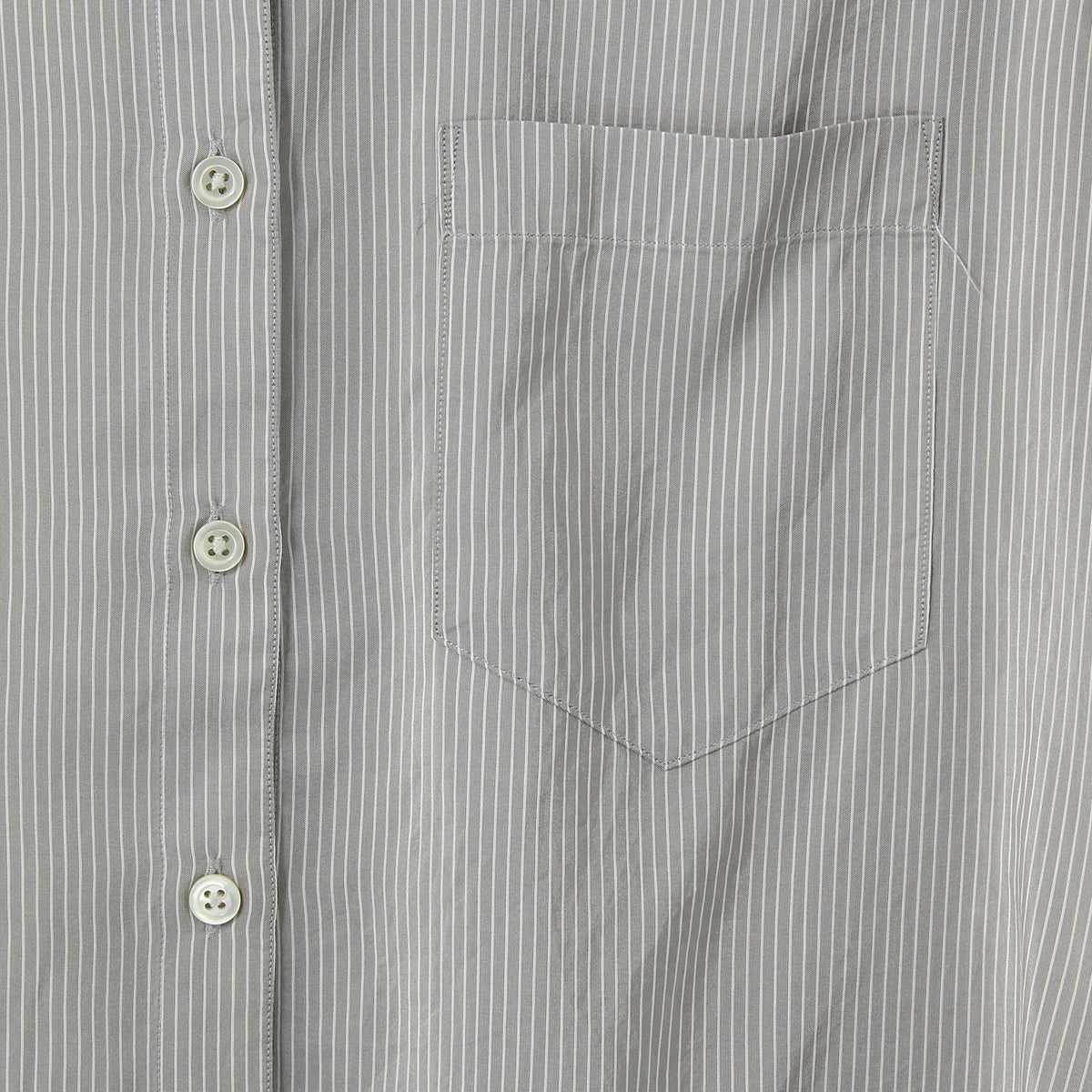 COTTON SILK STRIPE SHIRT