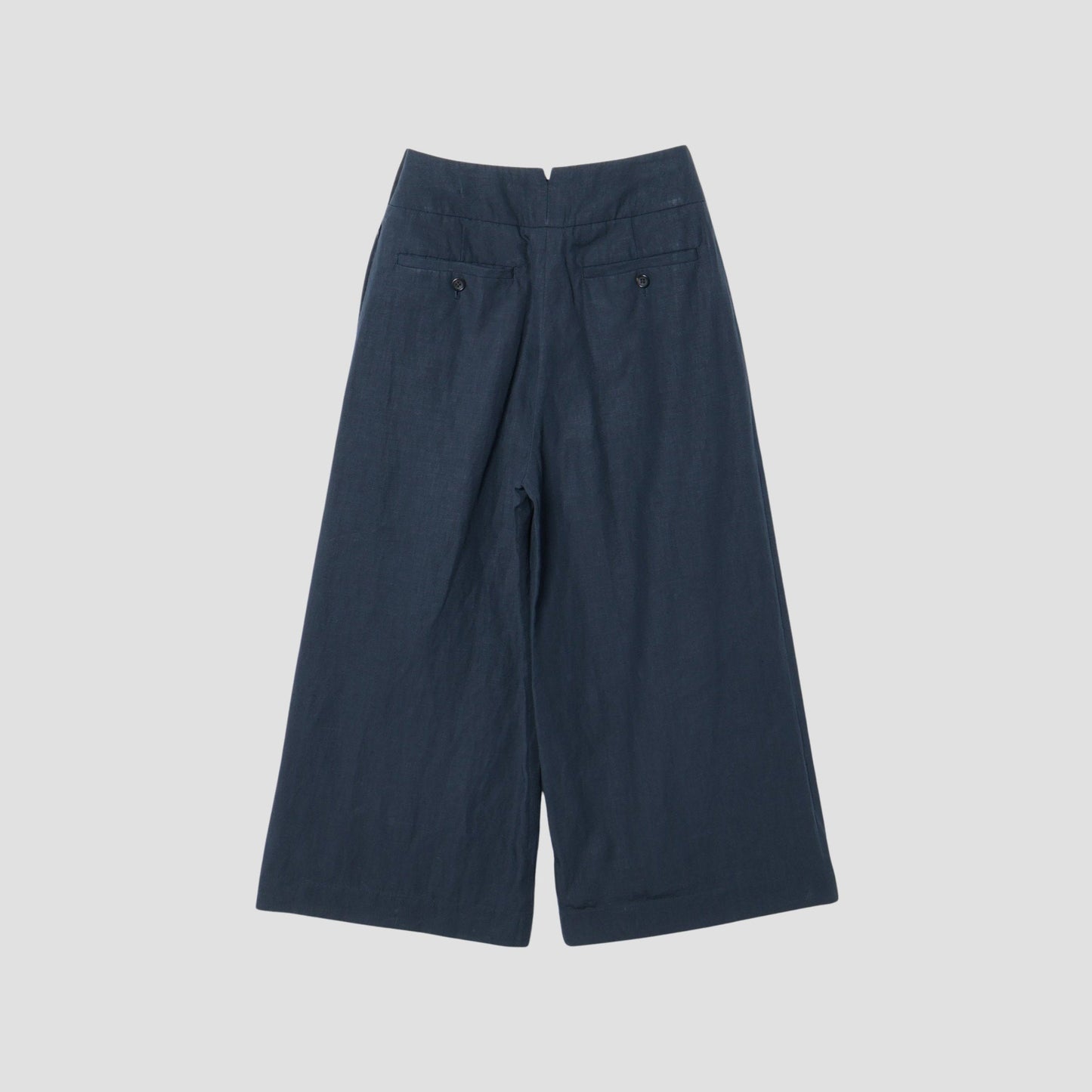 HIGH DENSE LINEN TROUSERS