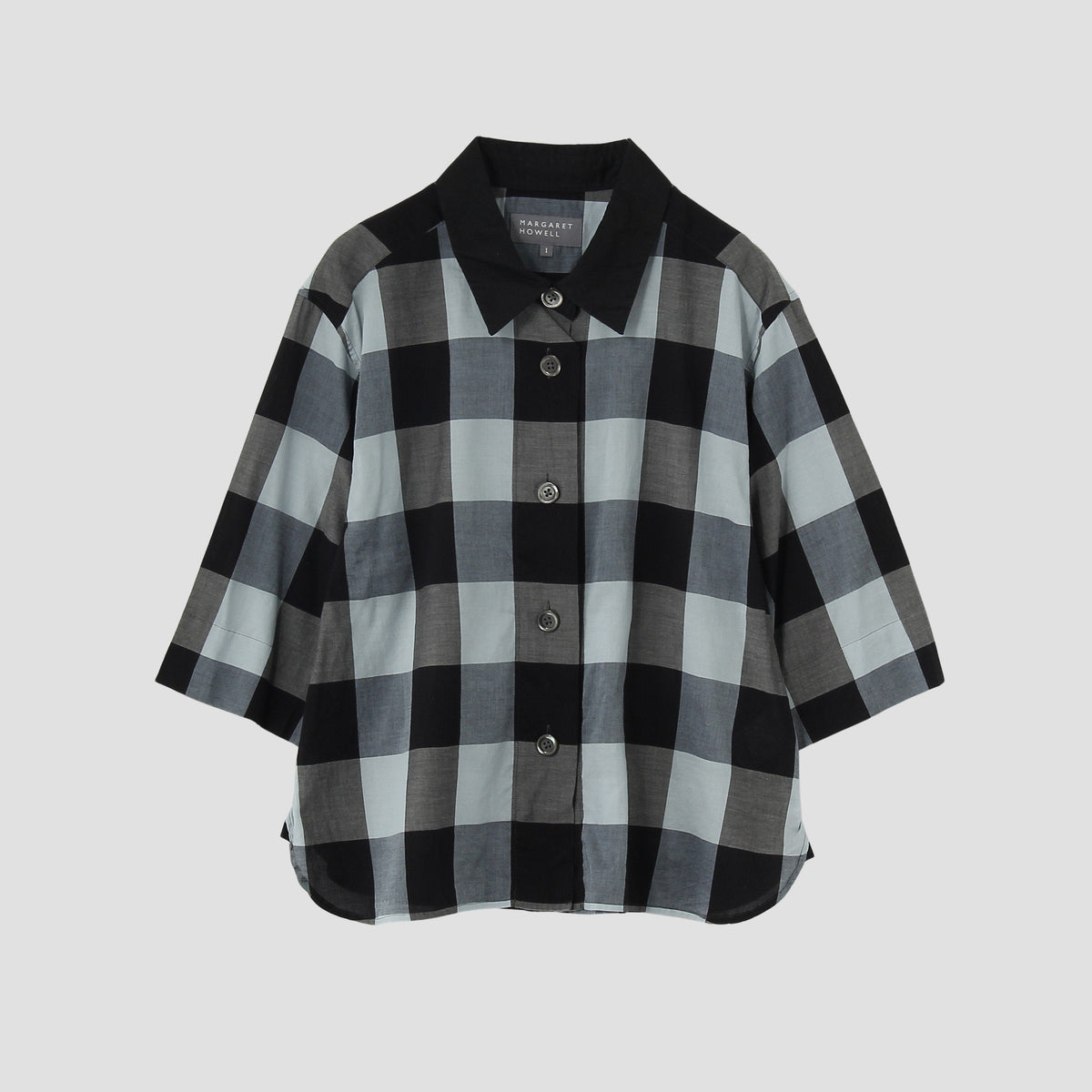 COTTON GINGHAM CHECK SHIRT