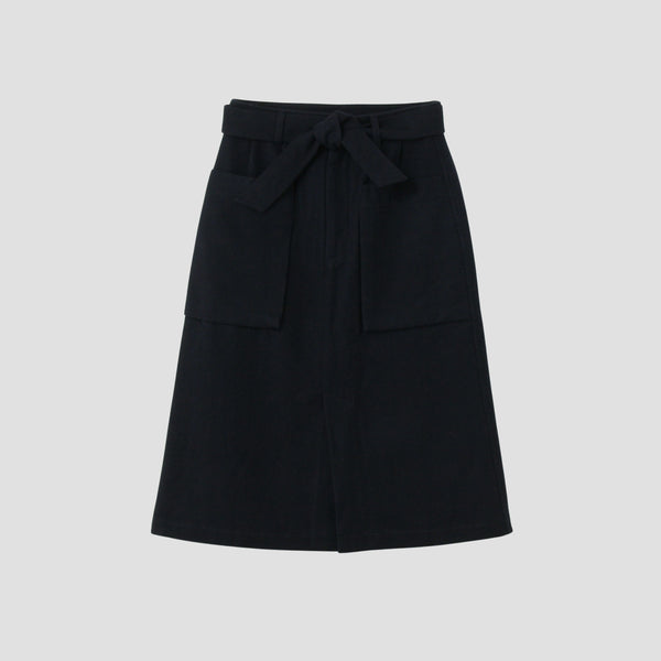 WOOL COTTON DRILL SKIRT