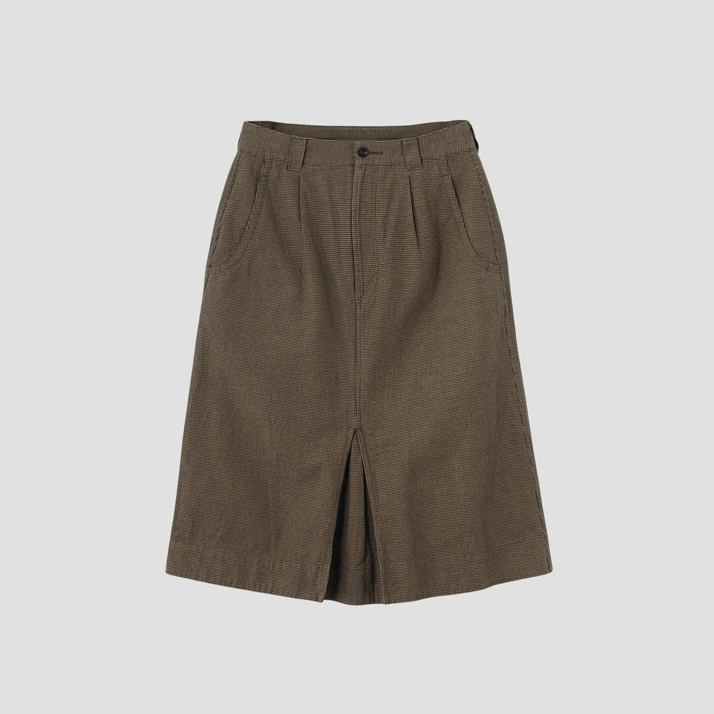 WORKWEAR COTTON LINEN SKIRT