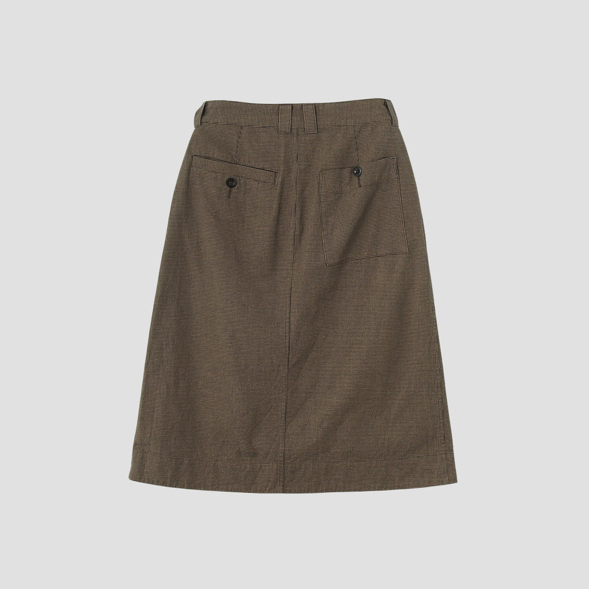 WORKWEAR COTTON LINEN SKIRT