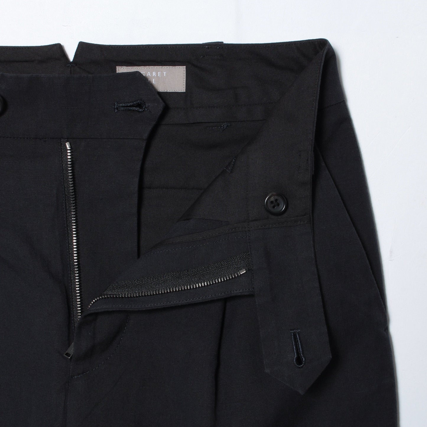 COTTON LINEN SILK TROUSERS