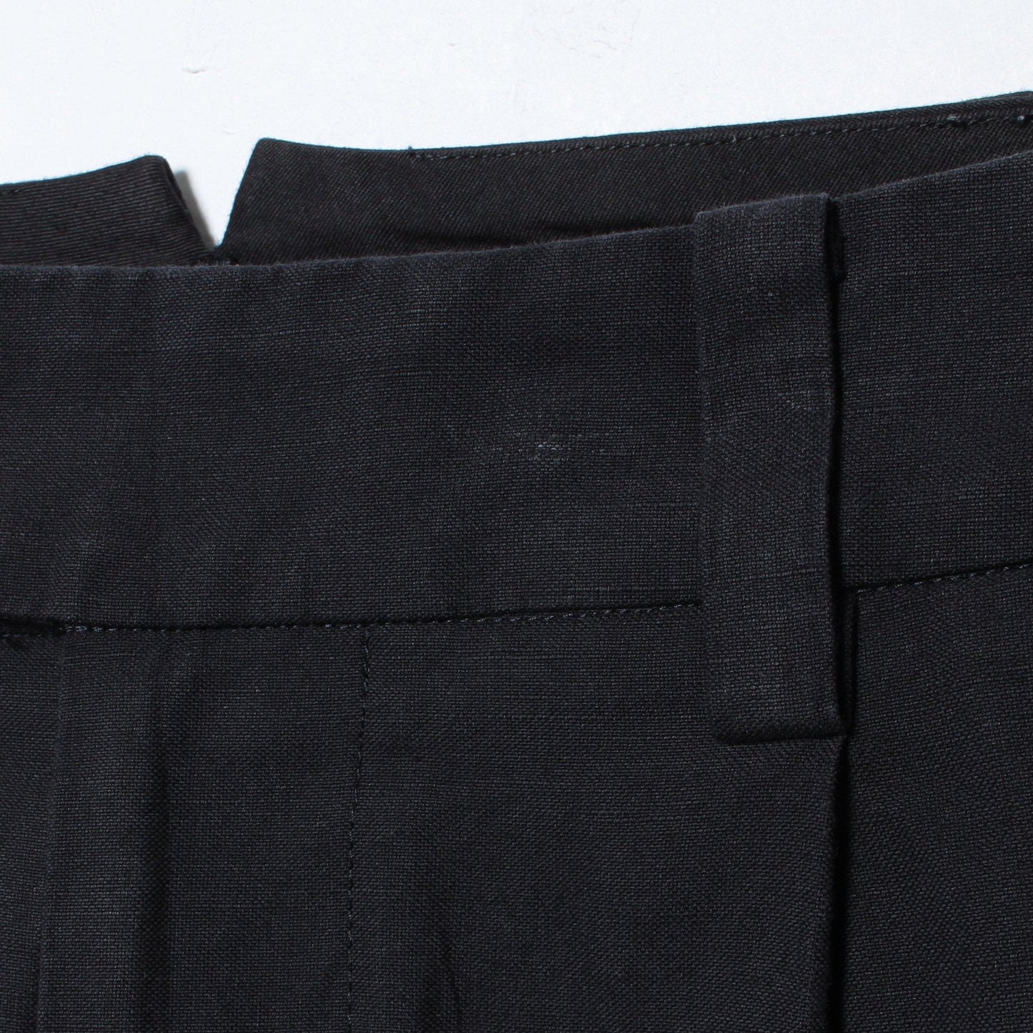 COTTON LINEN SILK TROUSERS