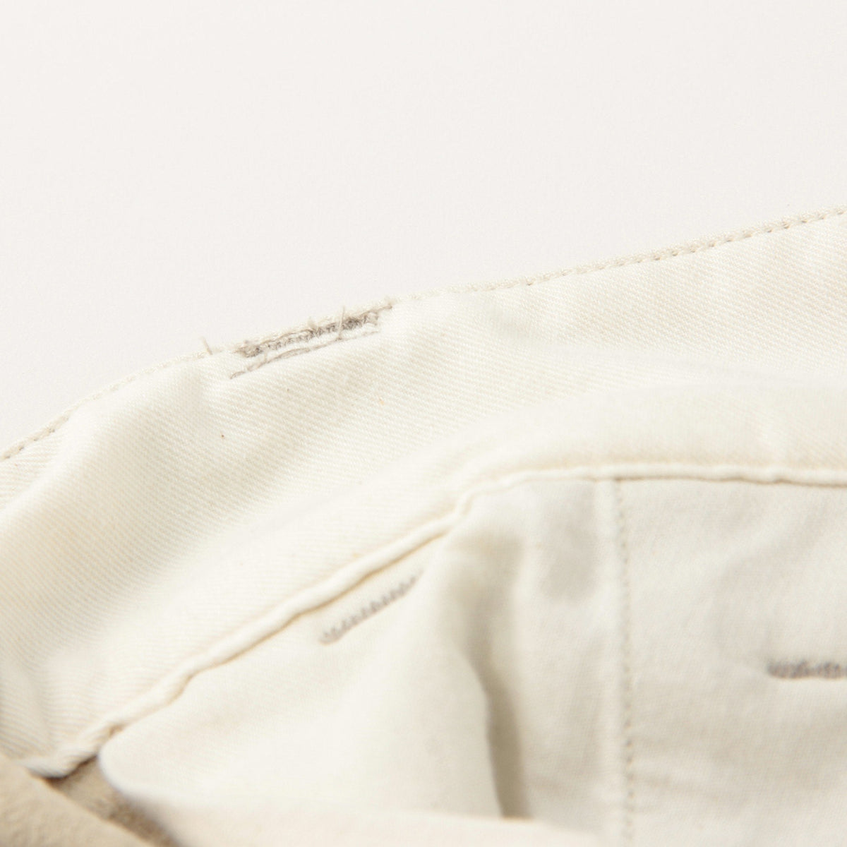 BRUSHED BACK COTTON TWILL TROUSERS