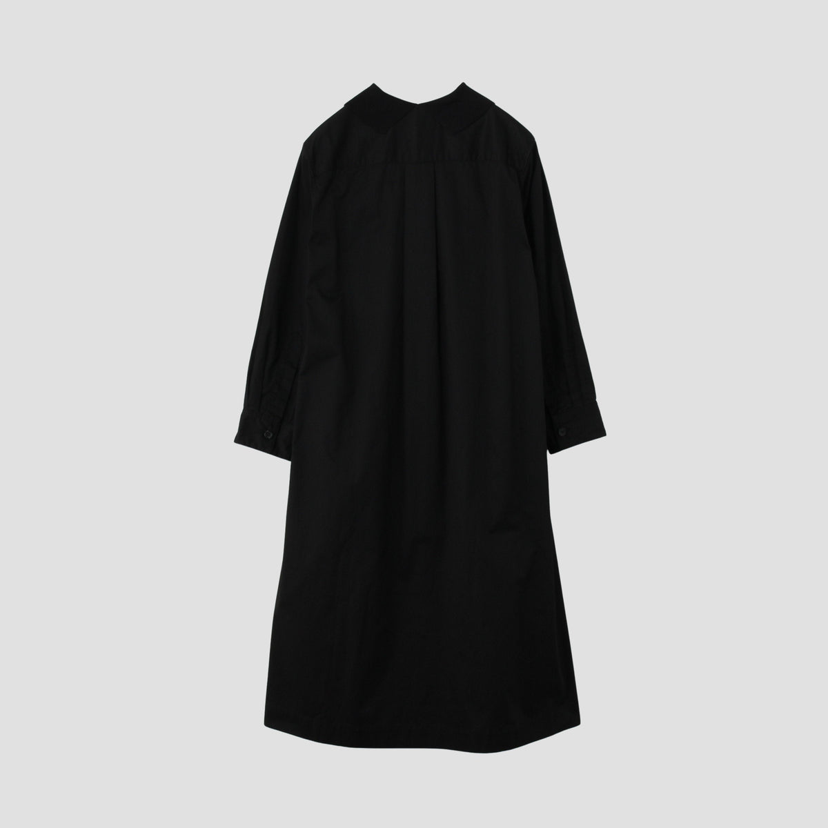 WASHED COTTON SATIN DRESS