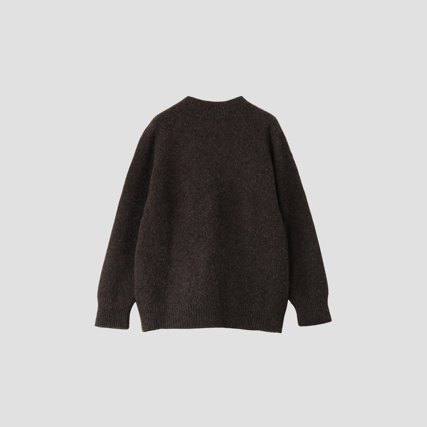 RIB COLLAR CARDIGAN KNIT