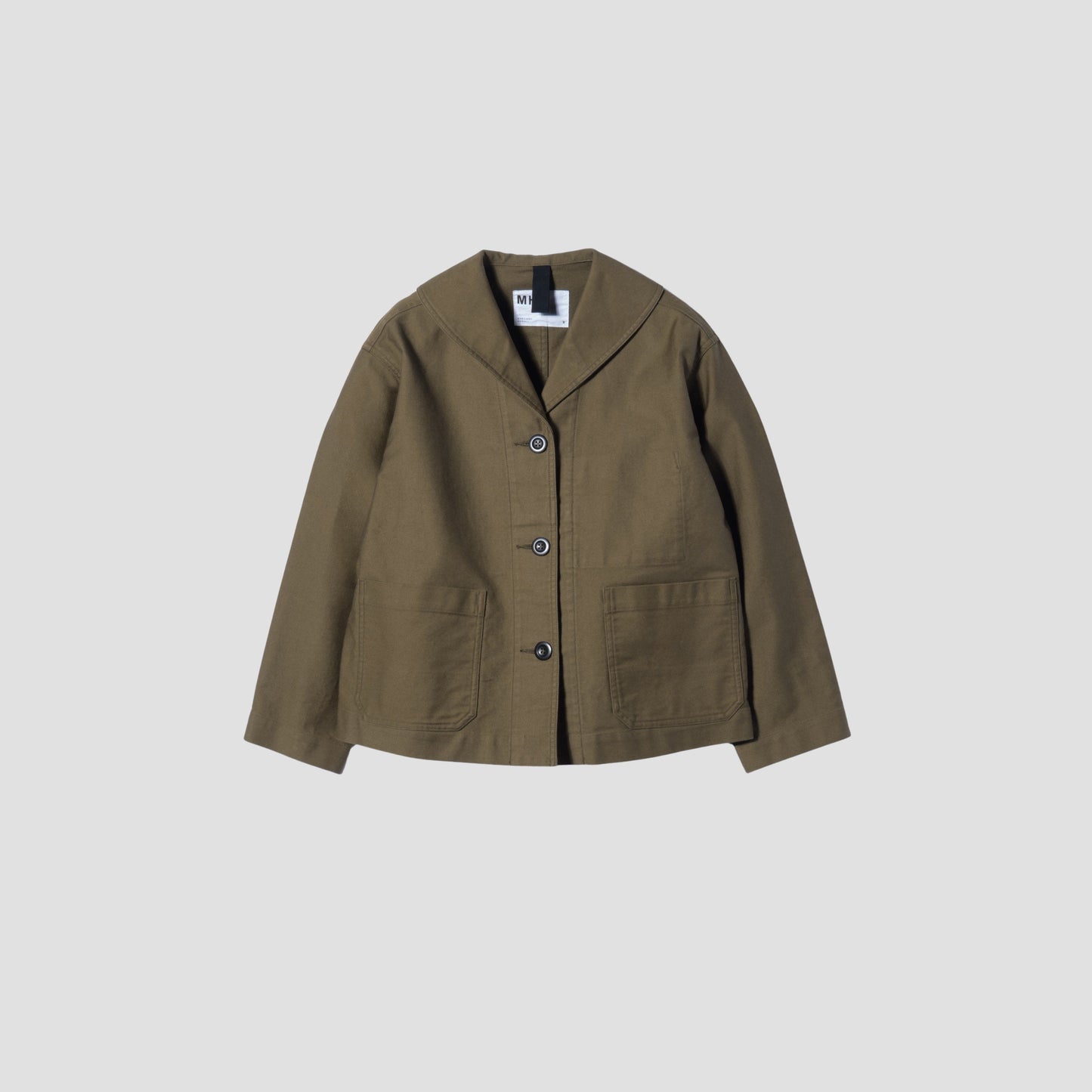 DRY COTTON MOLESKIN BLOUSON