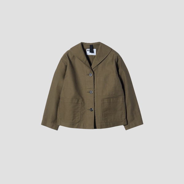 DRY COTTON MOLESKIN BLOUSON