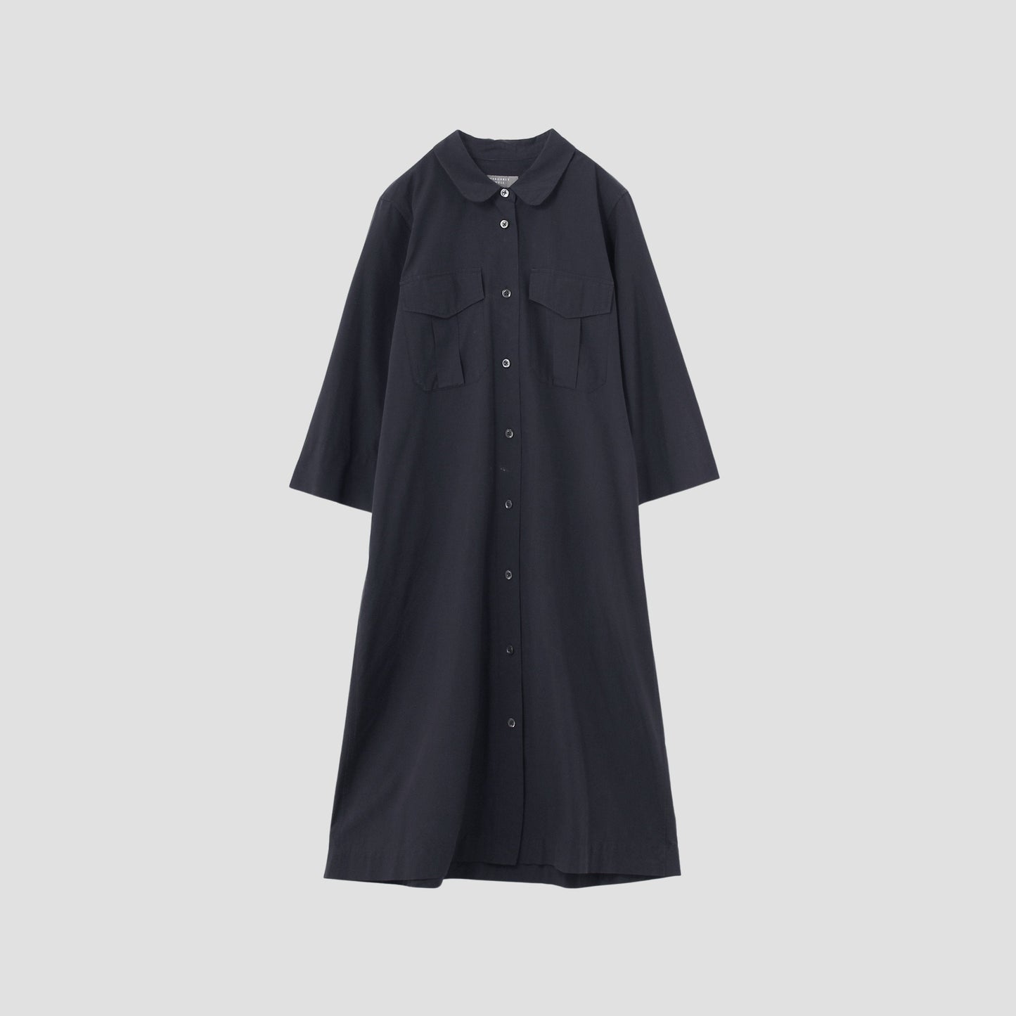 SILK COTTON POPLIN DRESS