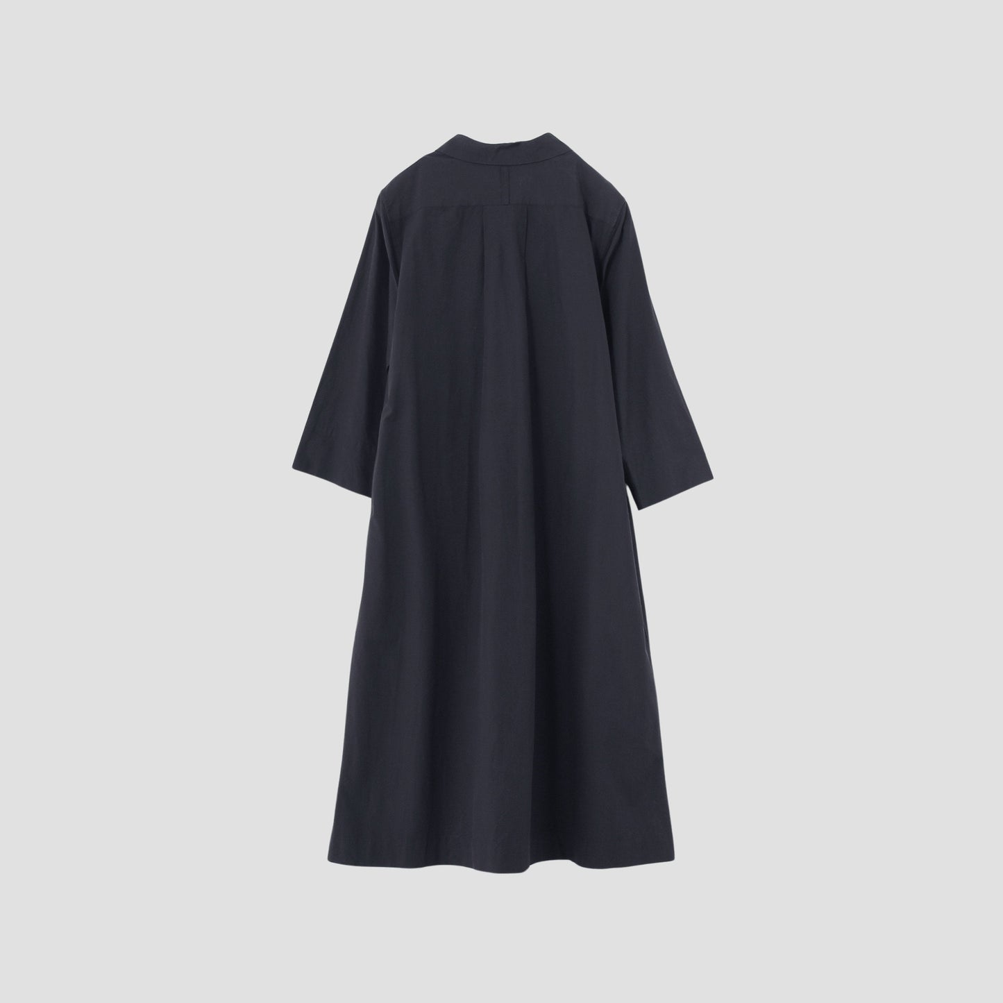 SILK COTTON POPLIN DRESS