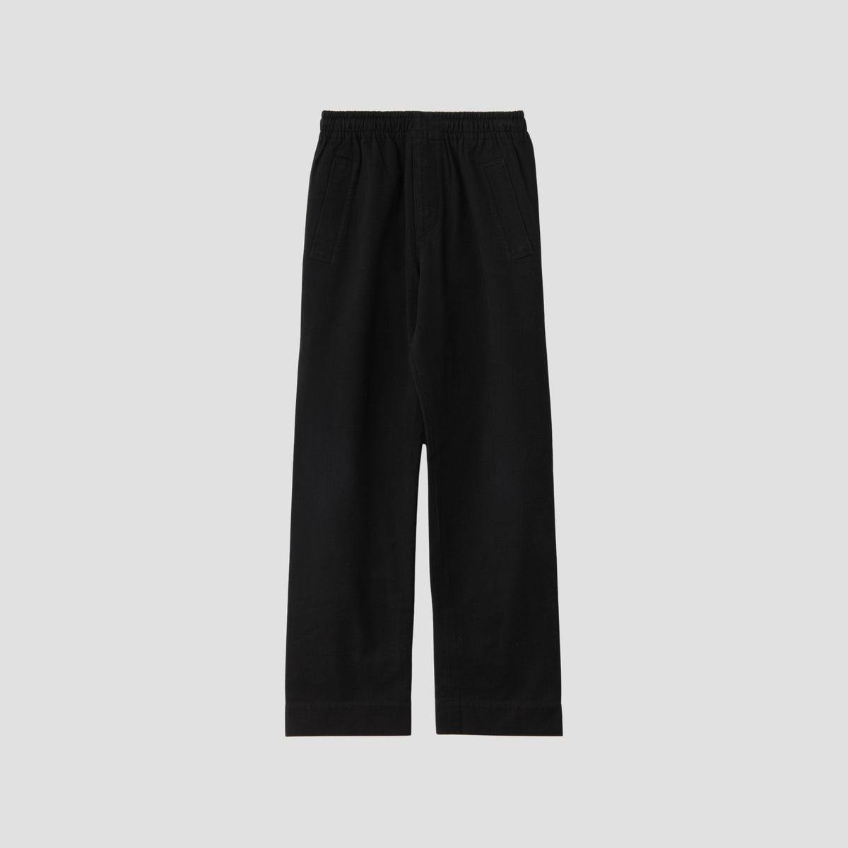 BRUSHED COTTON TWILL TROUSERS