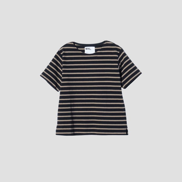 STRIPED DRY COTTON JERSEY
