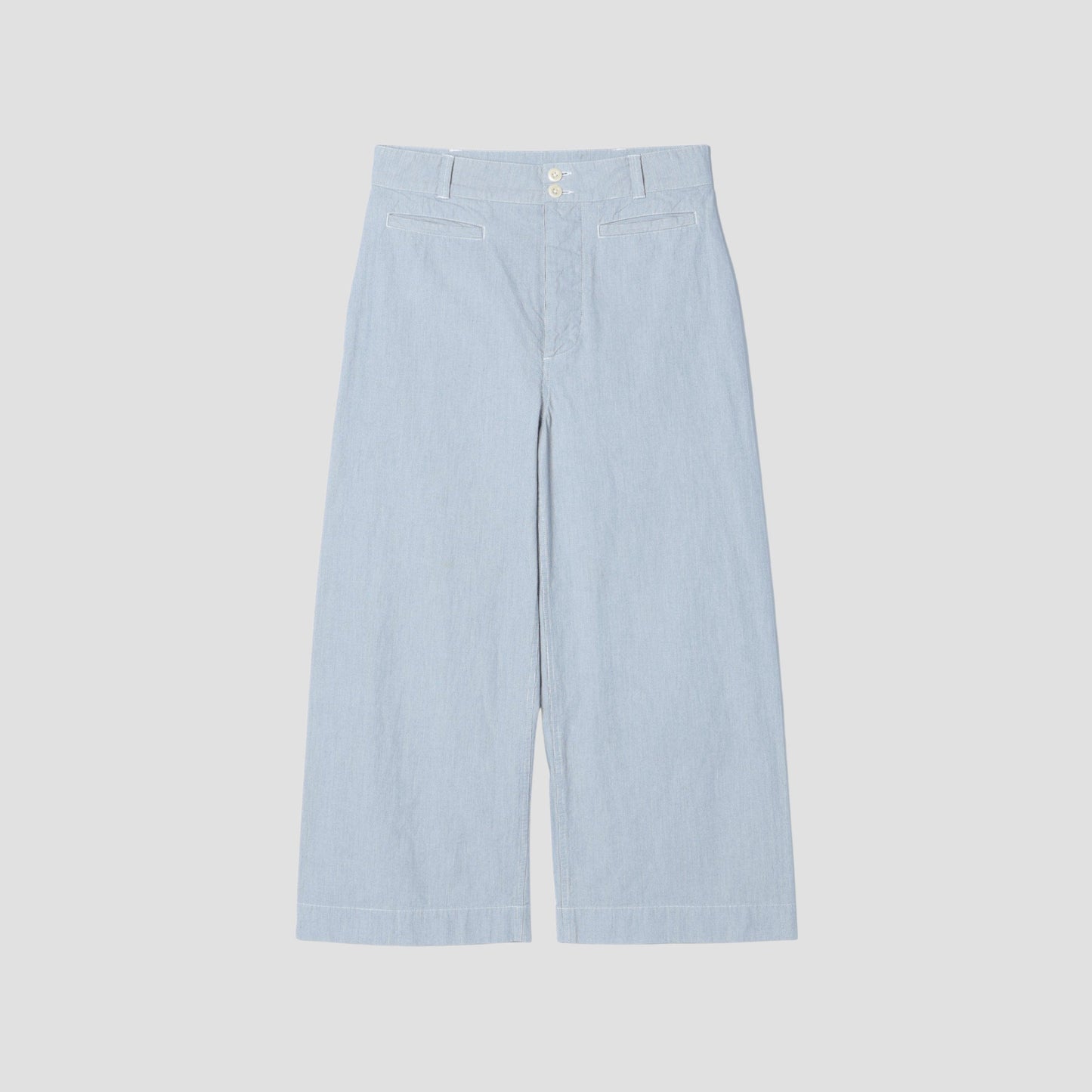 HAIRLINE COTTON TROUSERS