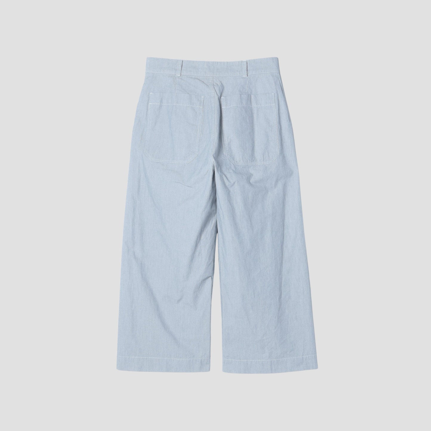 HAIRLINE COTTON TROUSERS