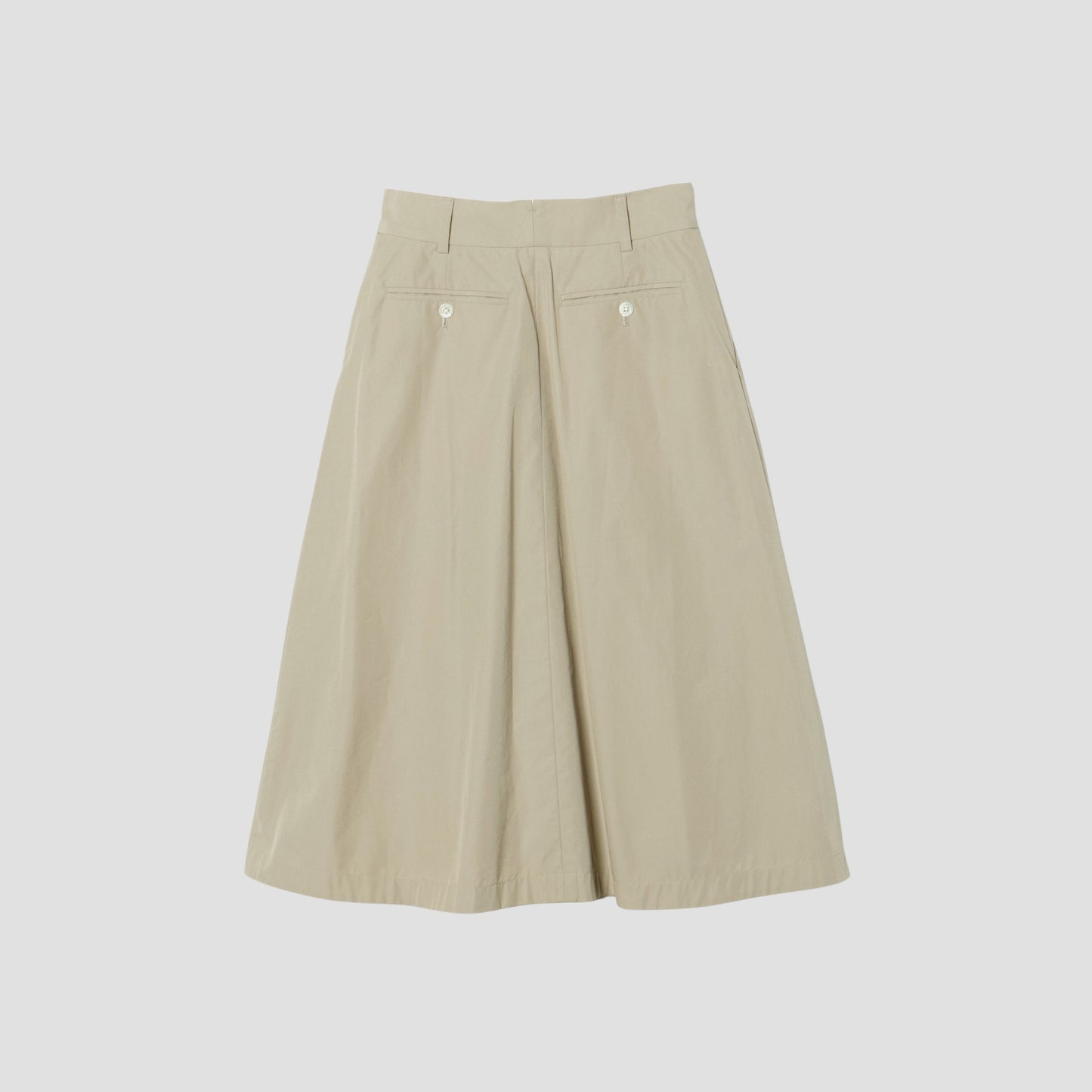 COTTON PLAIN WEAVE SKIRT