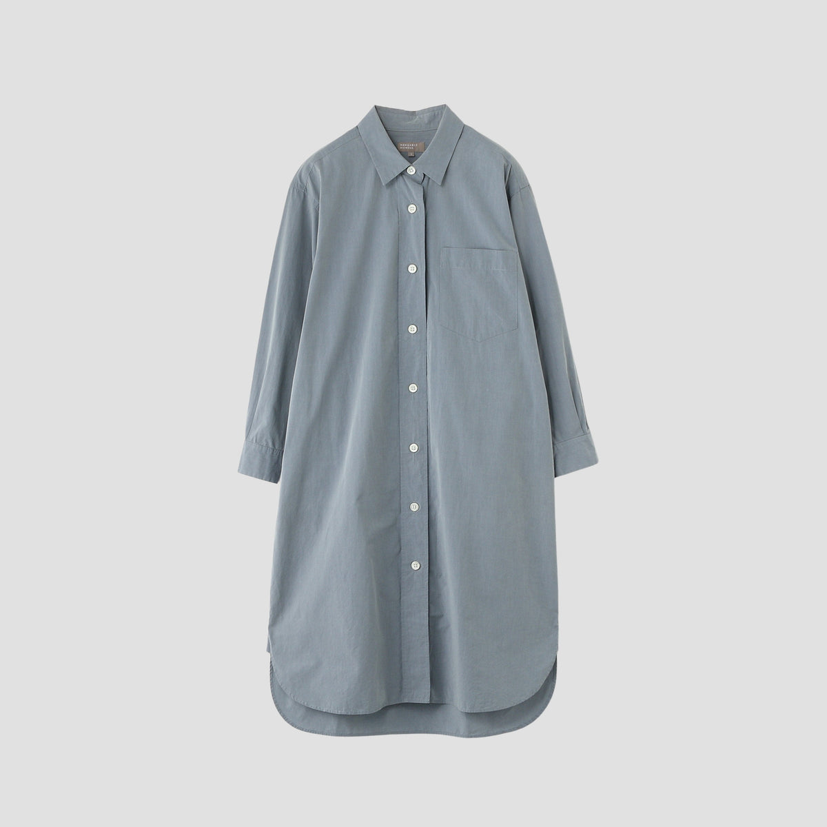YARN DYED COTTON POPLIN DRESS