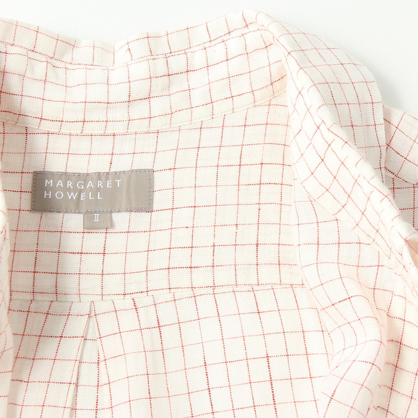 GRAPH CHECK LINEN SHIRT