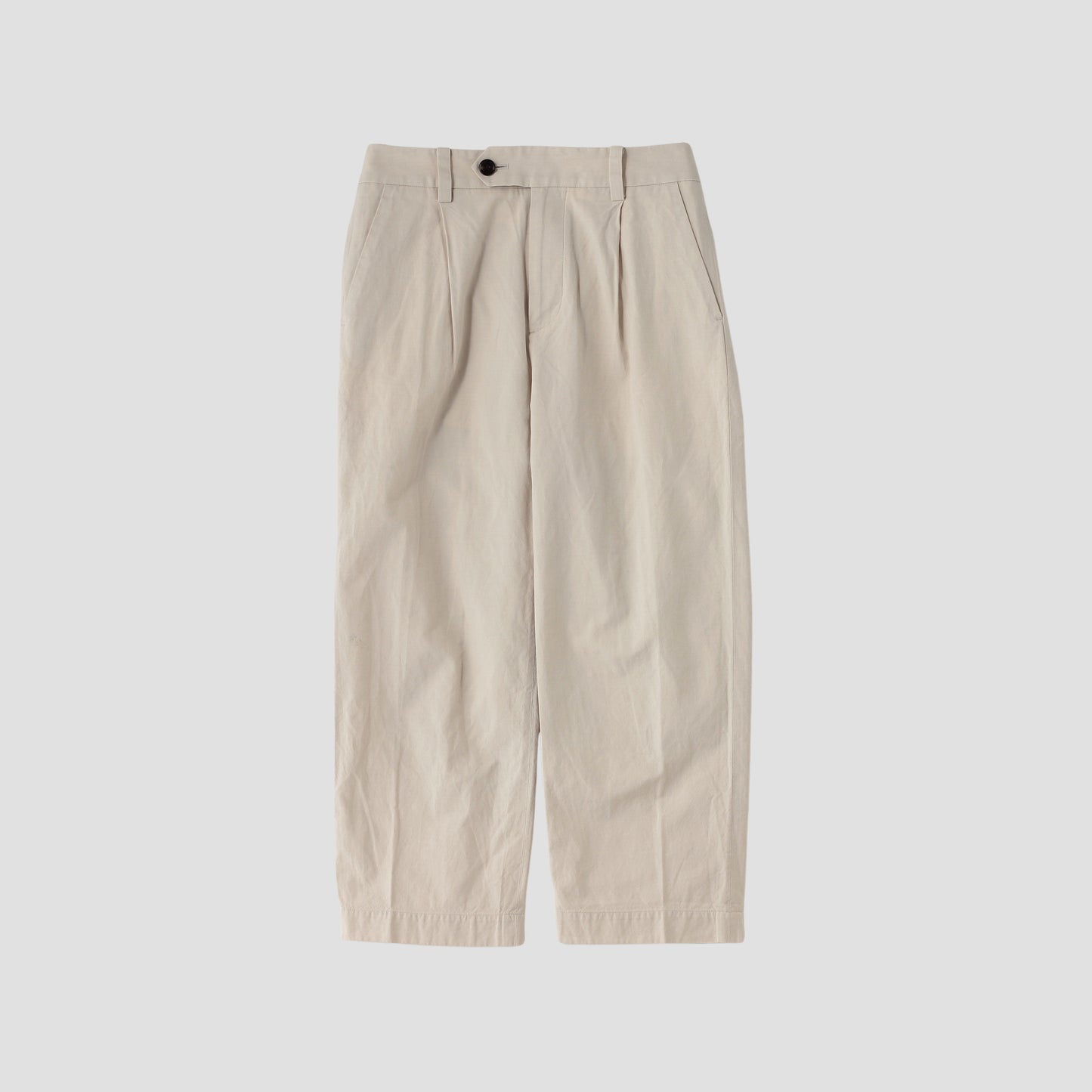 COTTON LINEN SILK TROUSERS