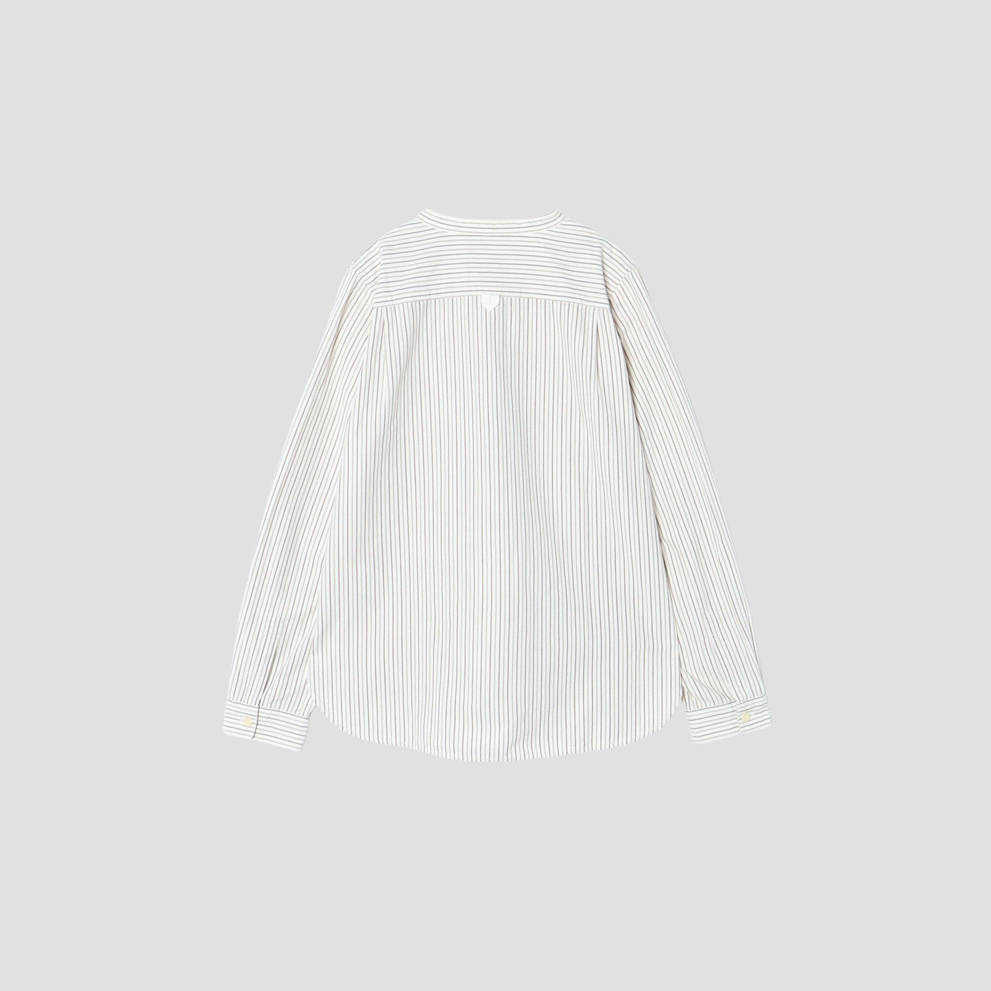 COTTON WOOL STRIPE SHIRT