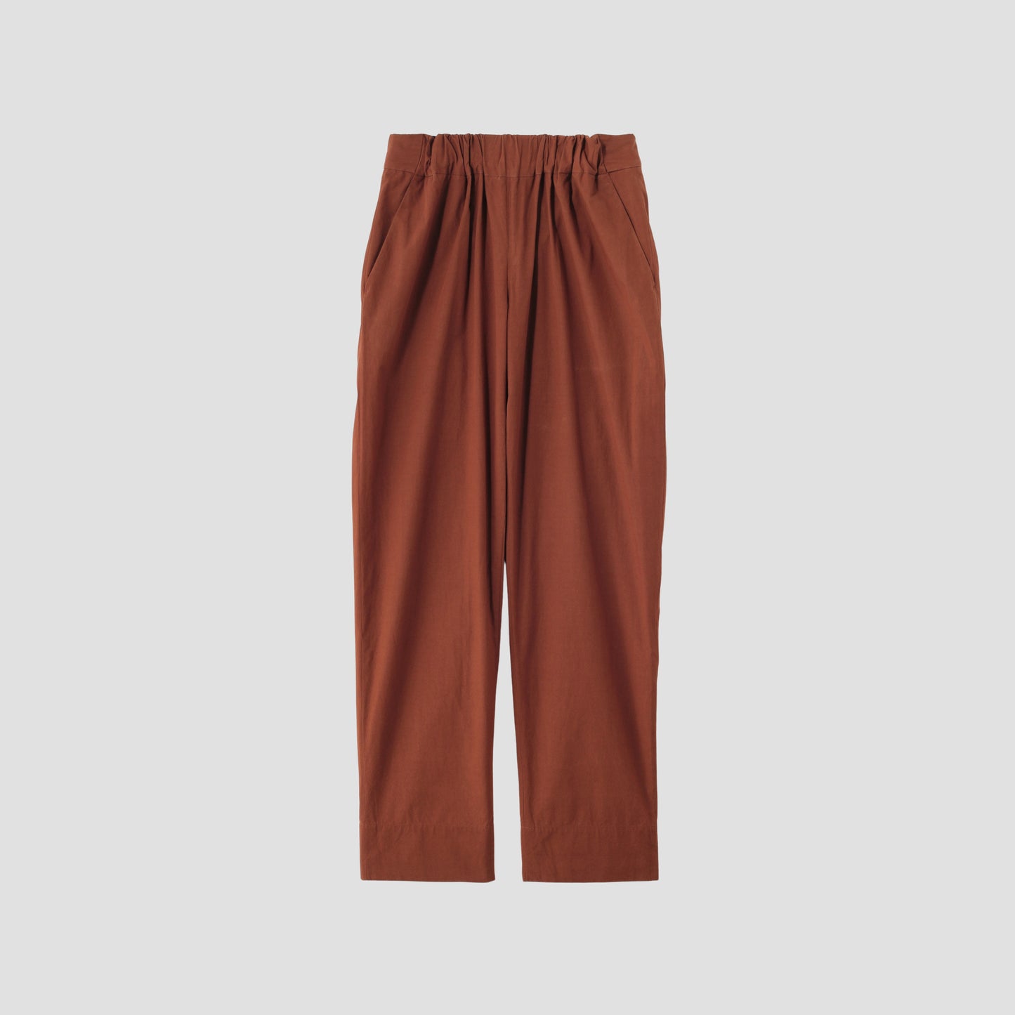PLAIN COTTON SILK TROUSERS