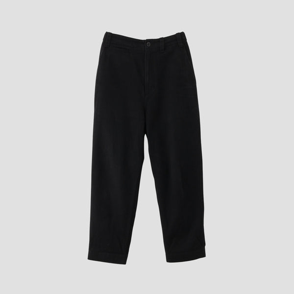 WORN LINEN COTTON DRILL TROUSERS