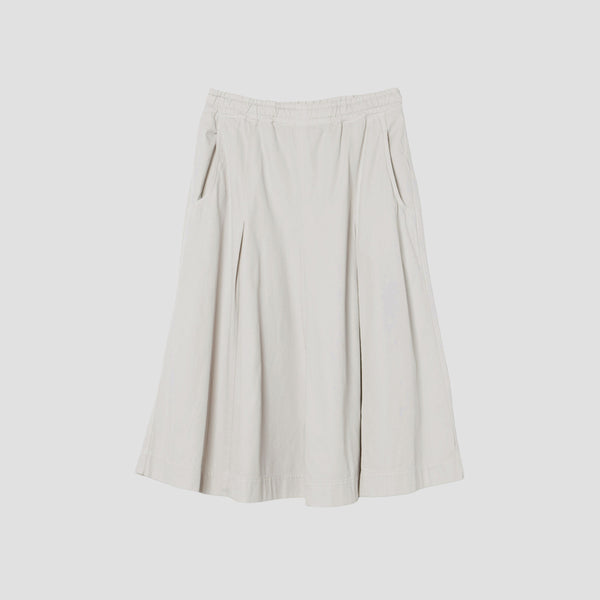 RAISED COTTON TWILL SKIRT