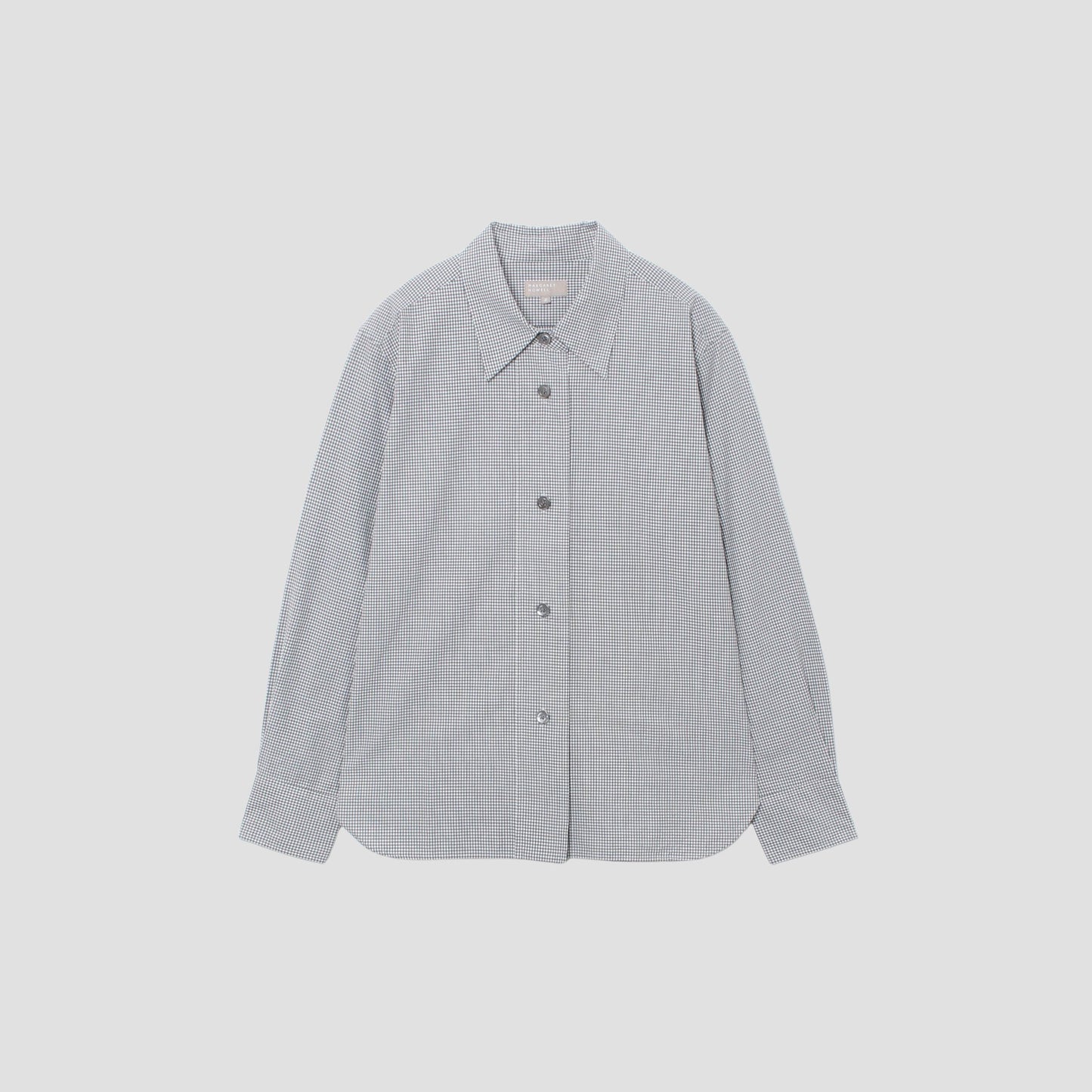 GINGHAM CHECK COTTON SHIRT