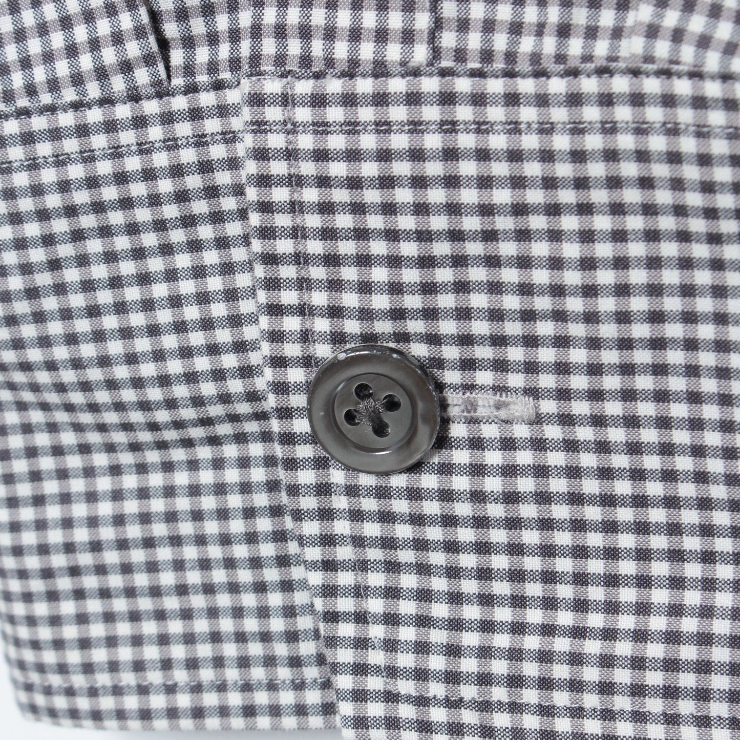 GINGHAM CHECK COTTON SHIRT