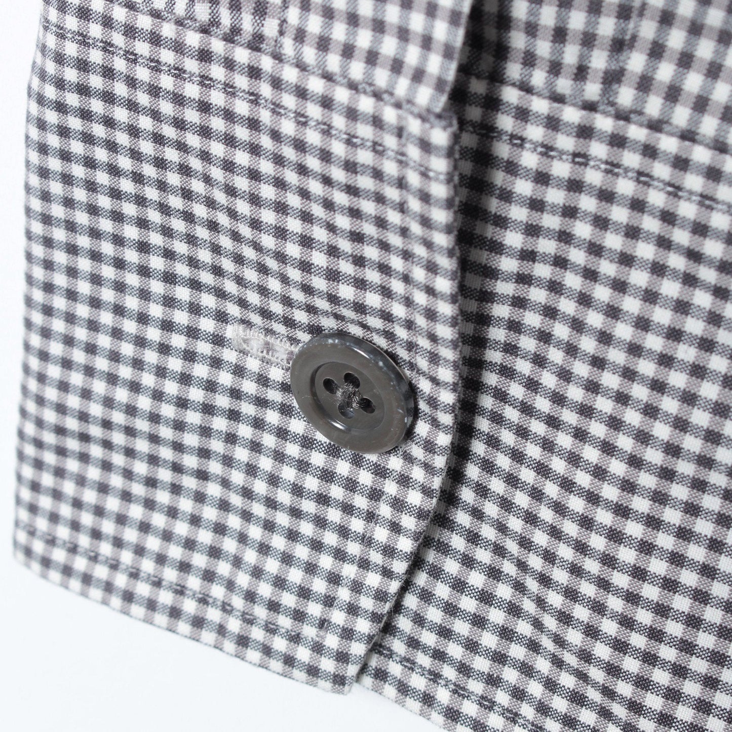 GINGHAM CHECK COTTON SHIRT