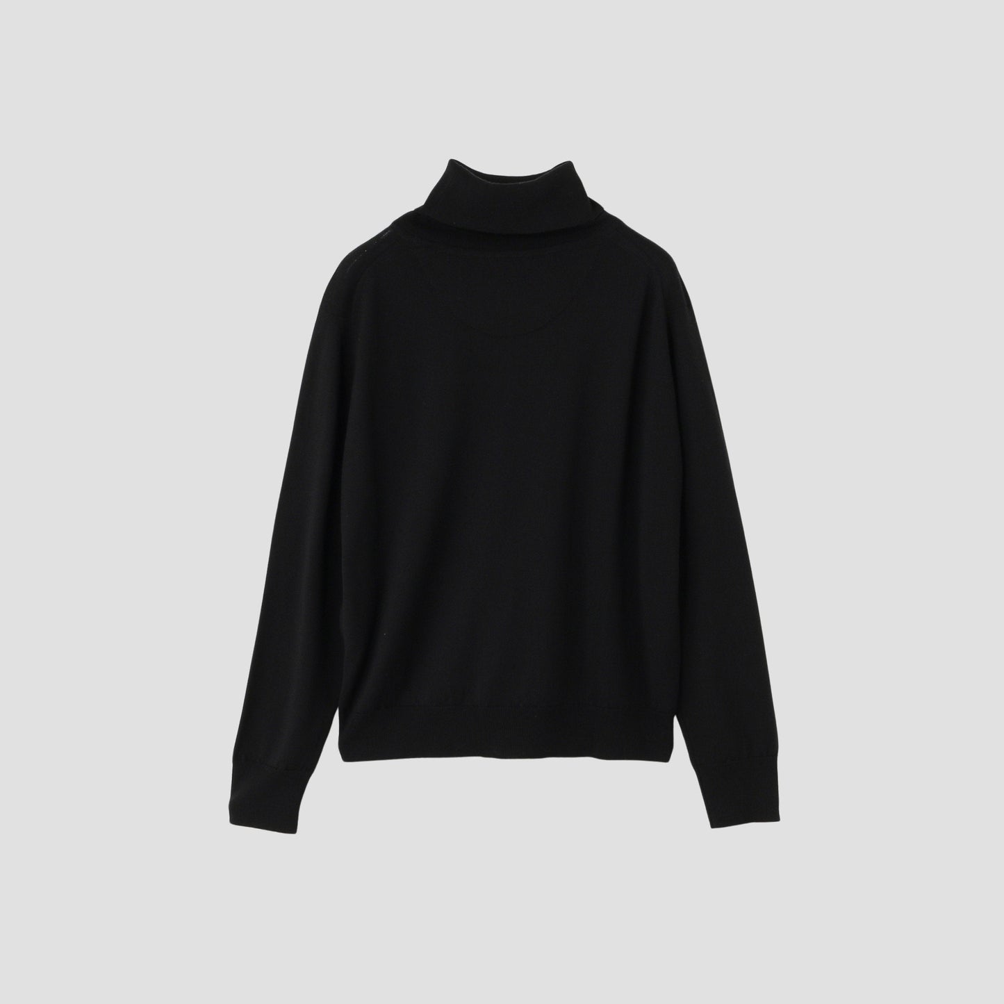 FINE WOOL TURTLE NECK KNIT
