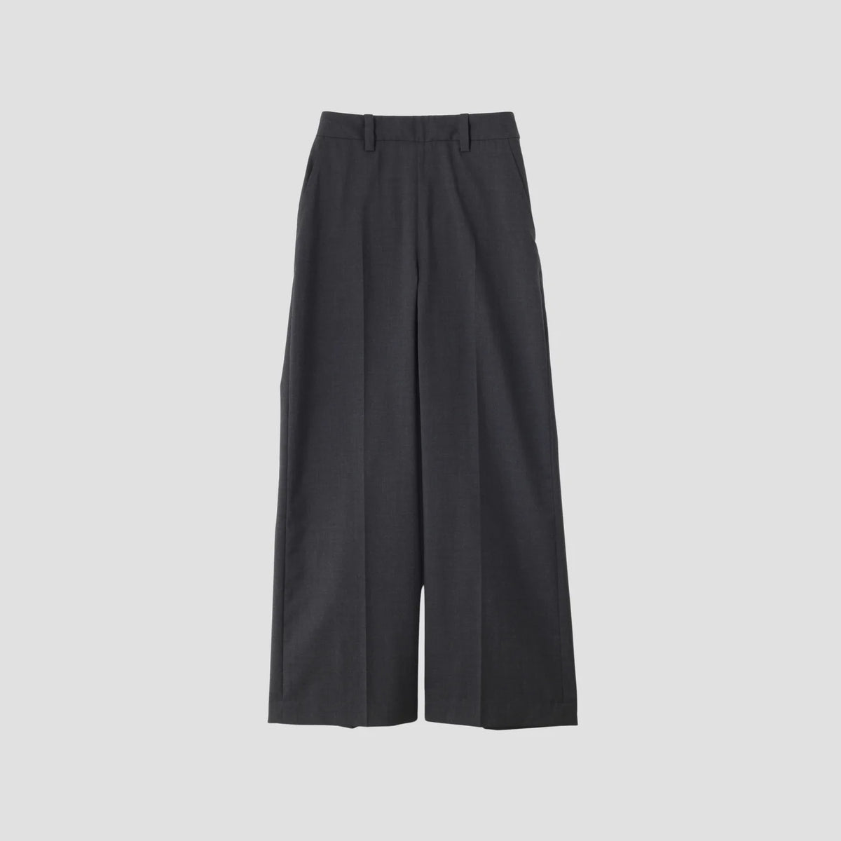 SUMMER WOOL POPLIN TROUSERS