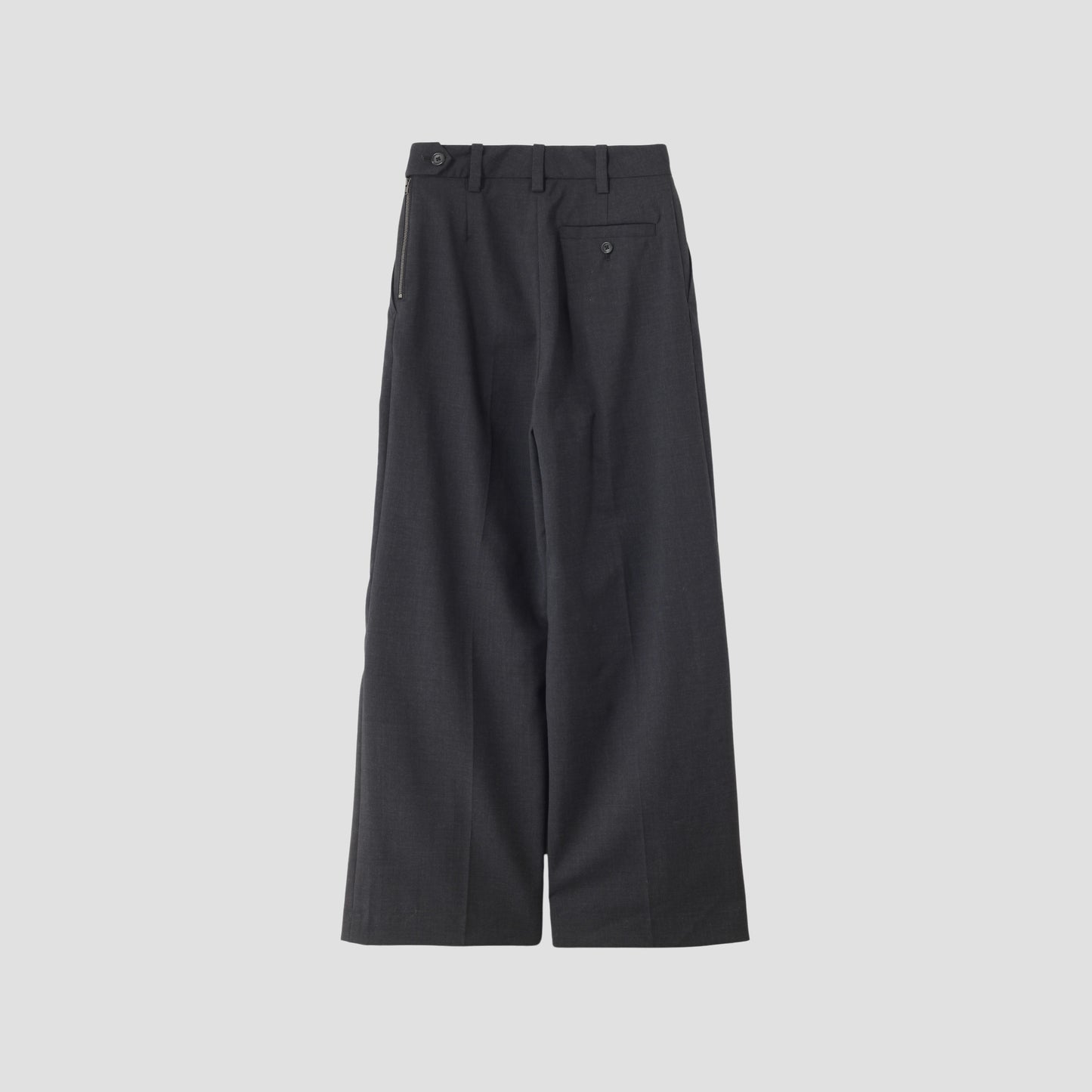 SUMMER WOOL POPLIN TROUSERS