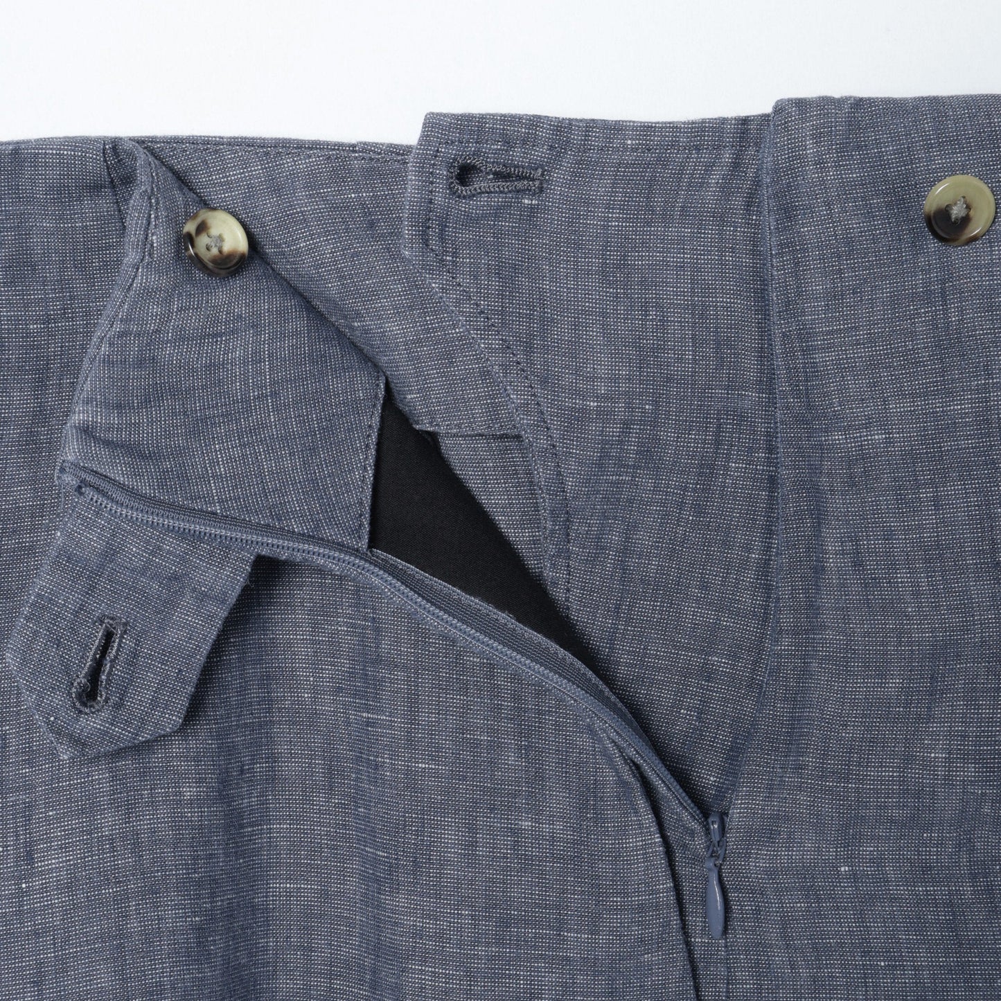 LINEN CHAMBRAY TROUSERS