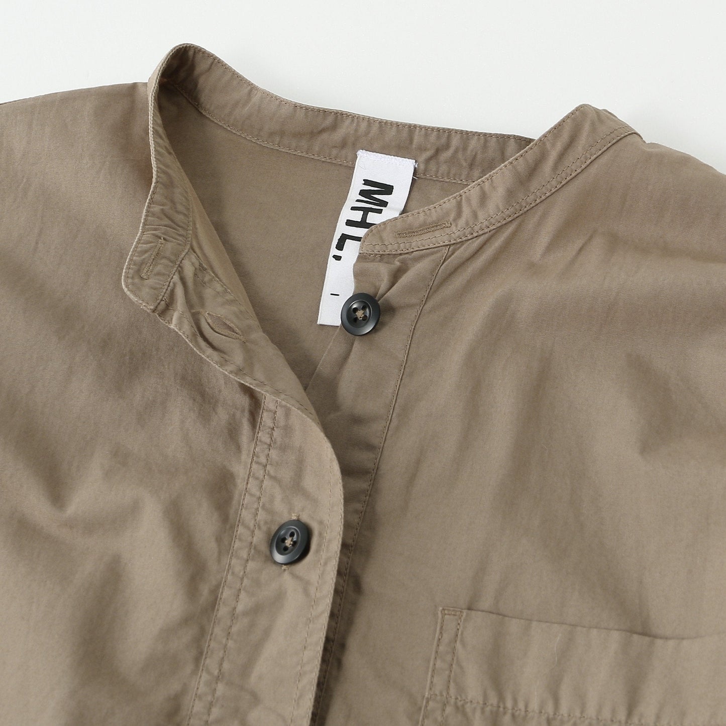 GARMENT DYE BASIC POPLIN DRESS