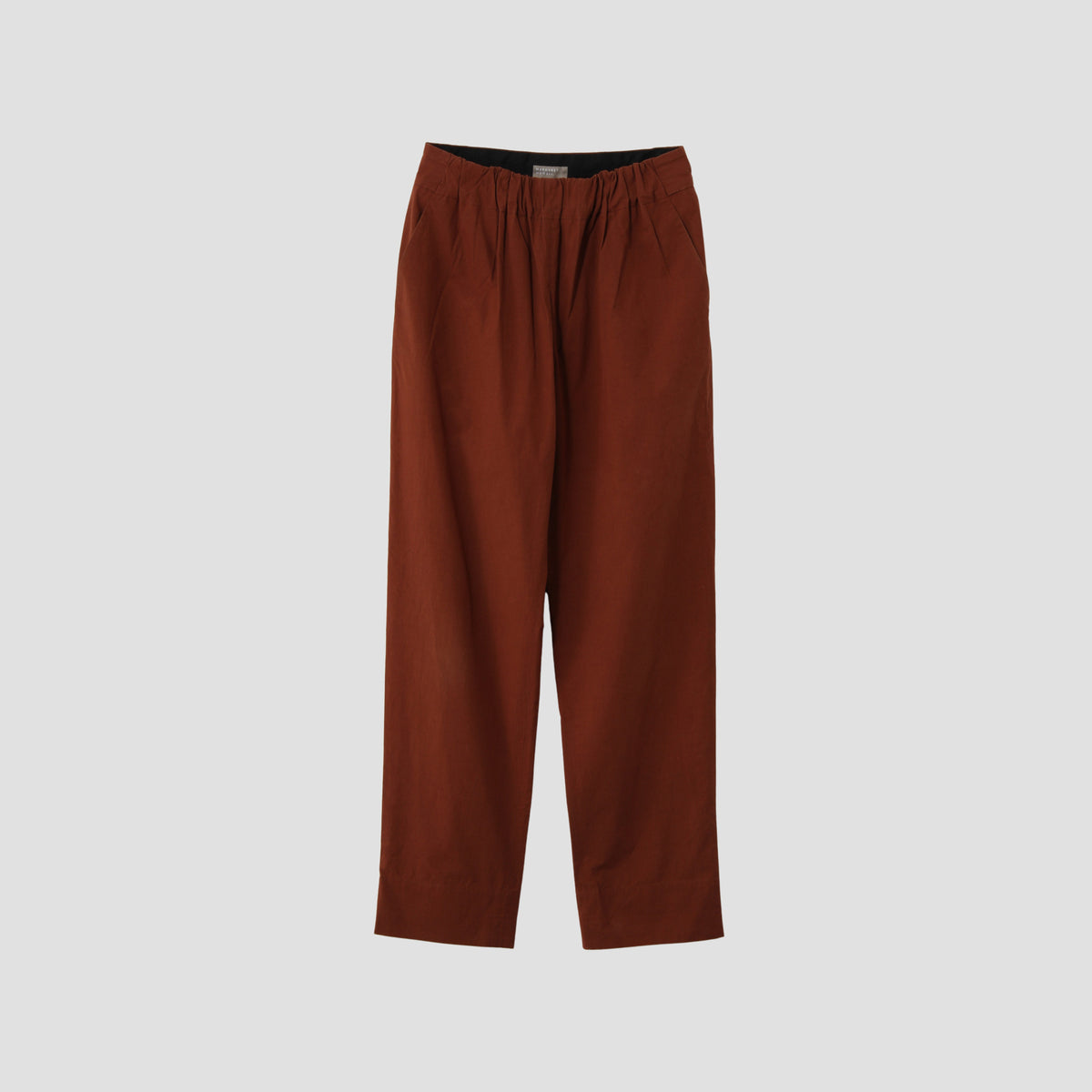 PLAIN COTTON SILK TROUSERS
