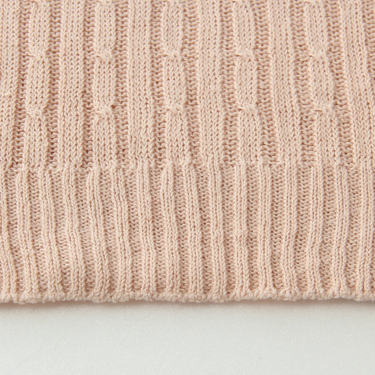 LINEN COTTON CABLE KNIT